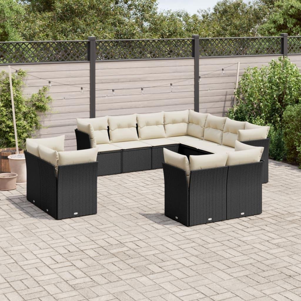 VidaXL Garten sofagarnitur poly-rattan