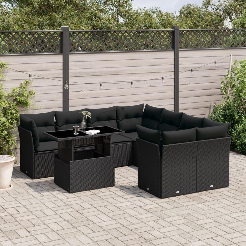 VidaXL Garten sofagarnitur poly-rattan