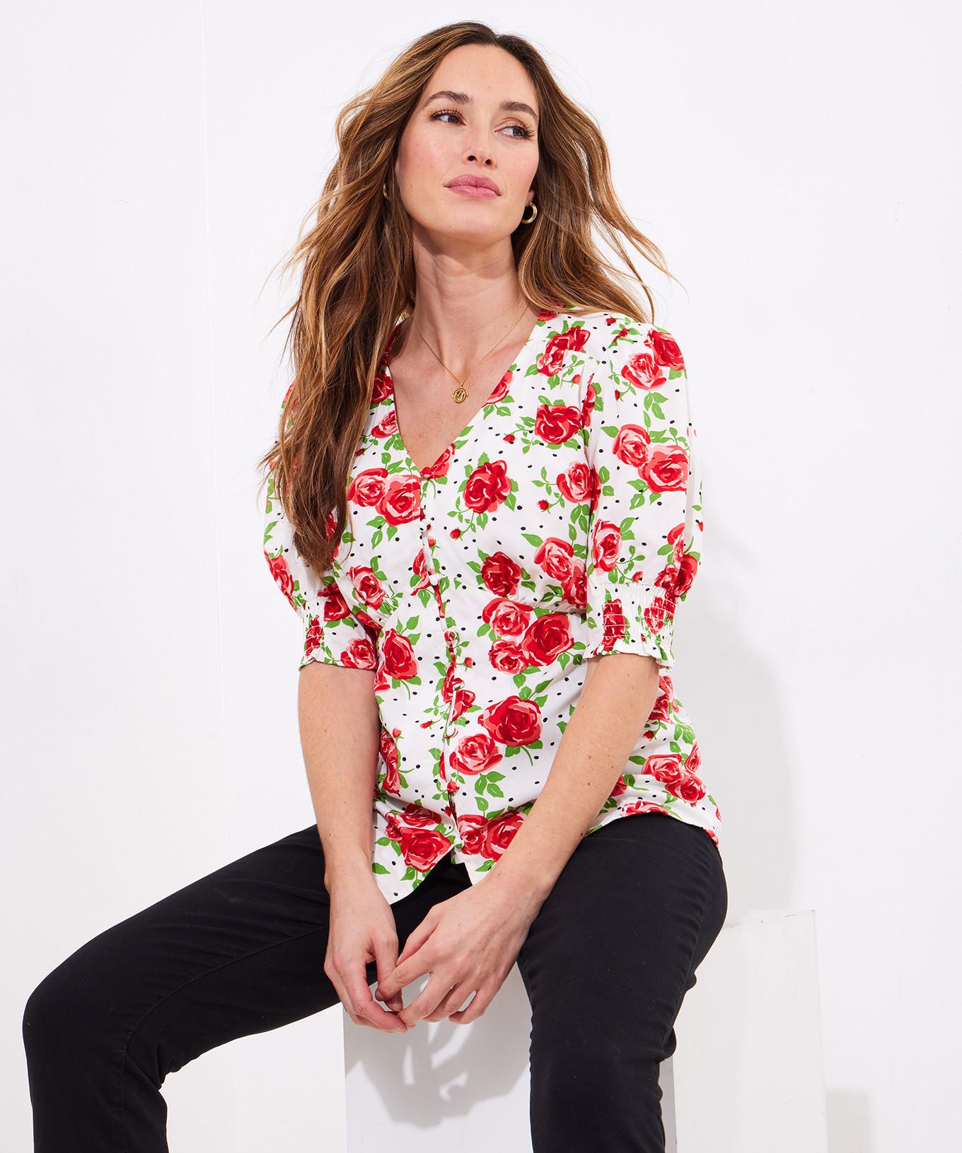Joe Browns Rose Pintuck Bluse