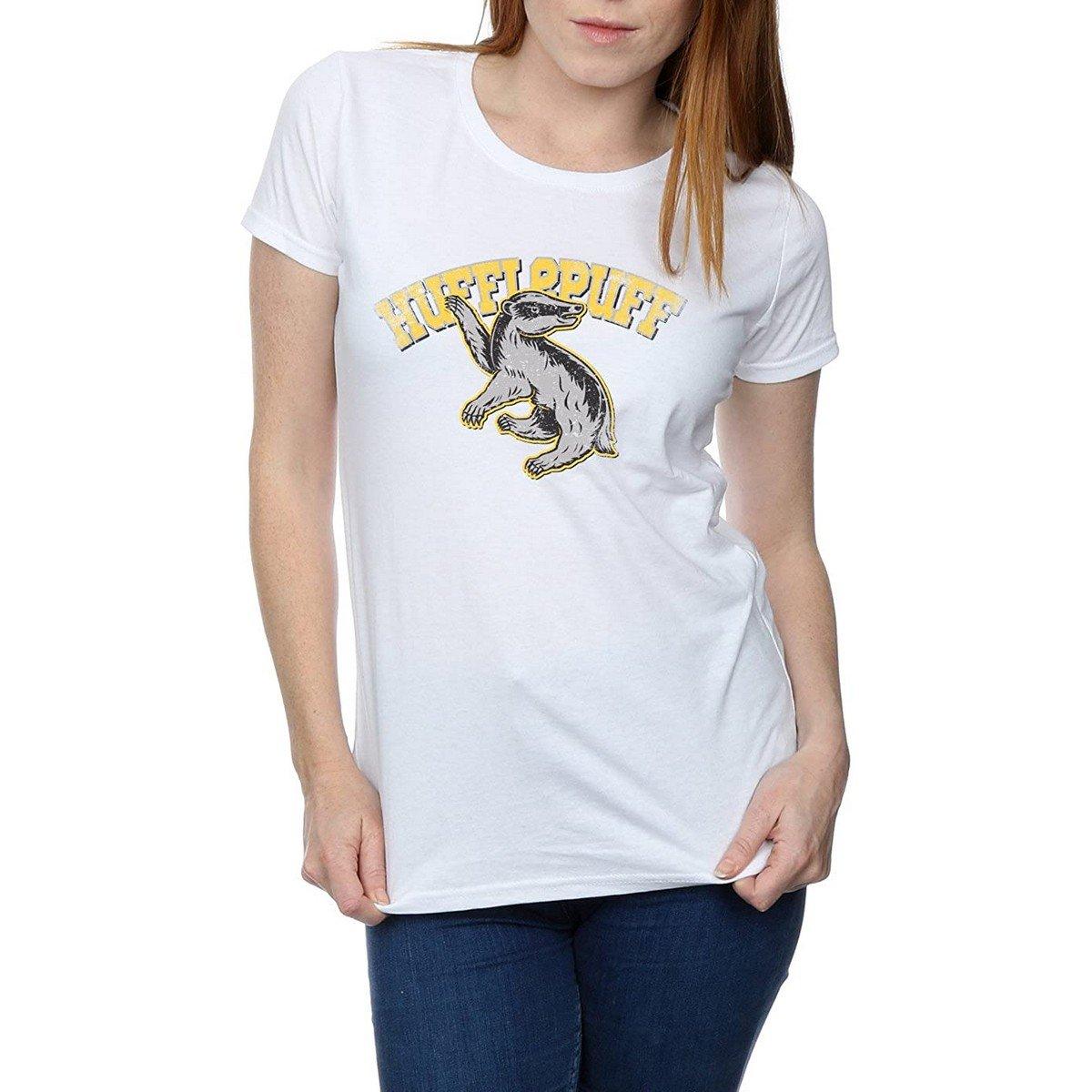 Harry Potter Hufflepuff Dachs Print T-Shirt