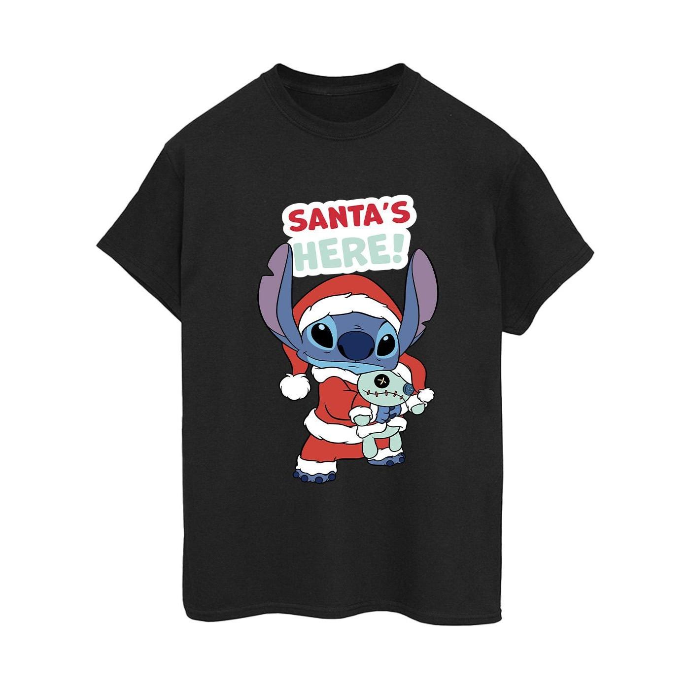 Disney Santa's Here Grafikdruck T-Shirt