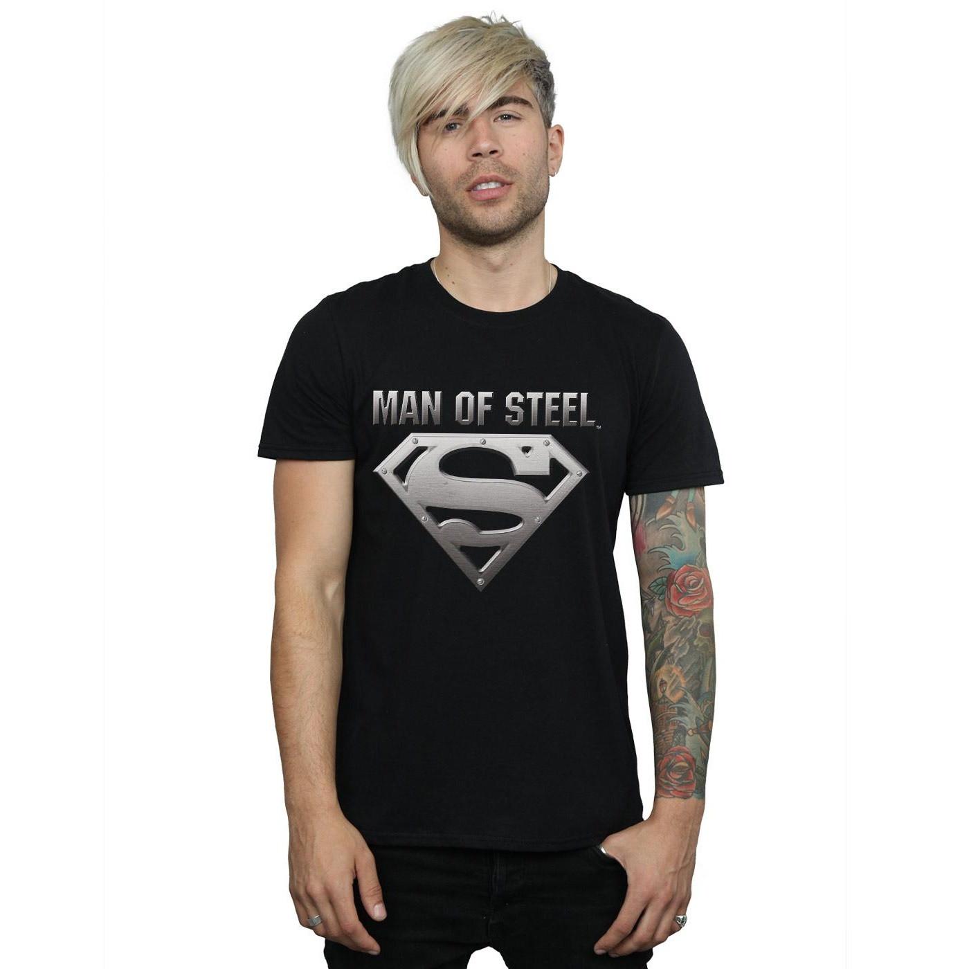 DC COMICS Man of Steel Superman Logo T-Shirt