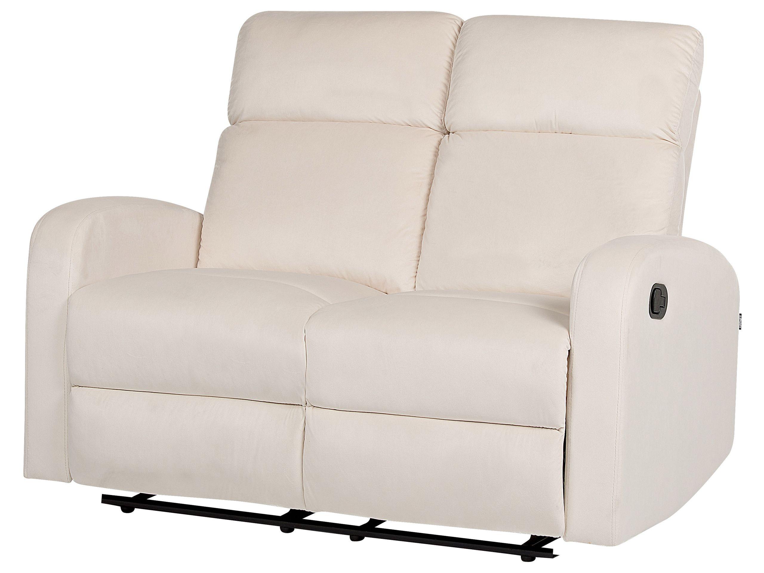 Beliani 2 Sitzer Sofa aus Samtstoff Modern VERDAL