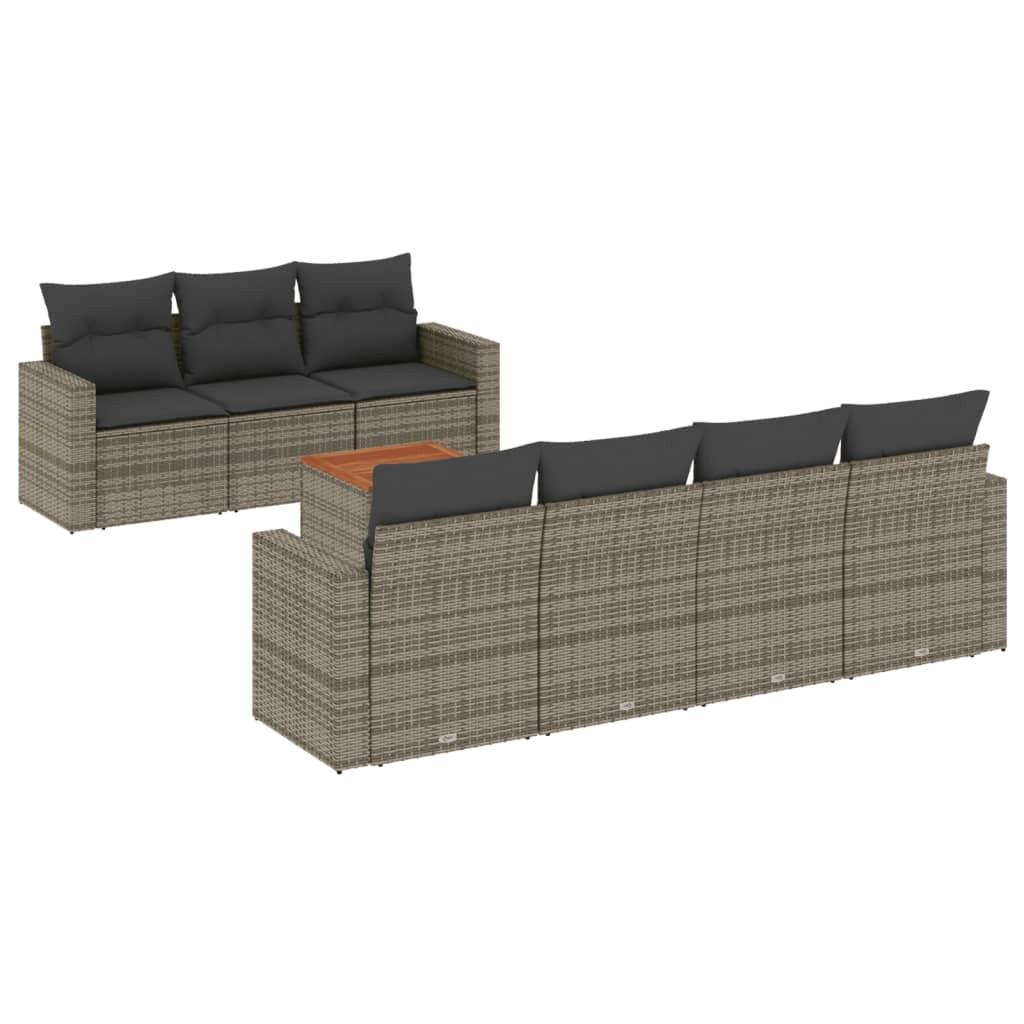VidaXL Garten sofagarnitur poly-rattan