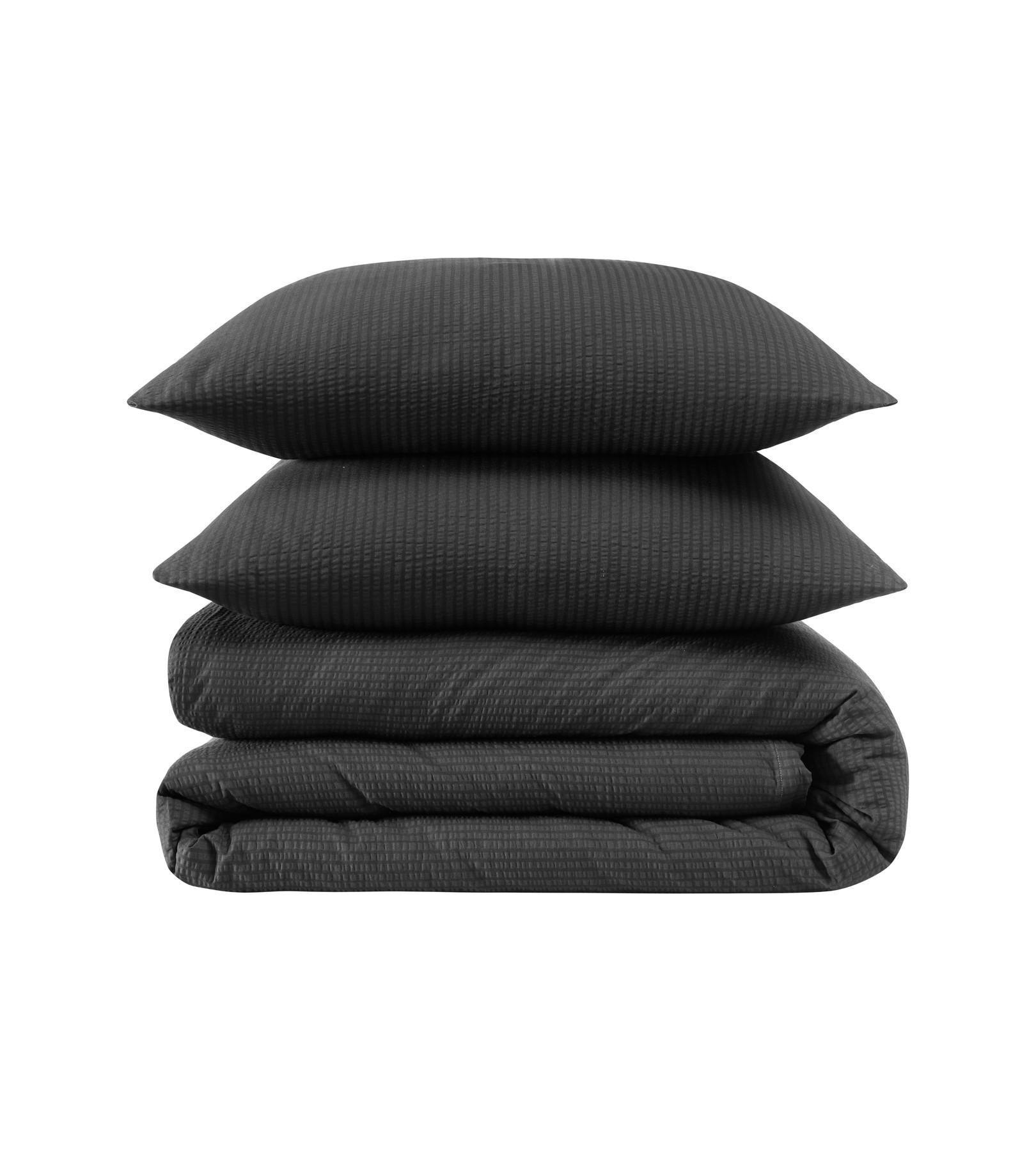 Flair Seersucker Uni Bettwäsche Set