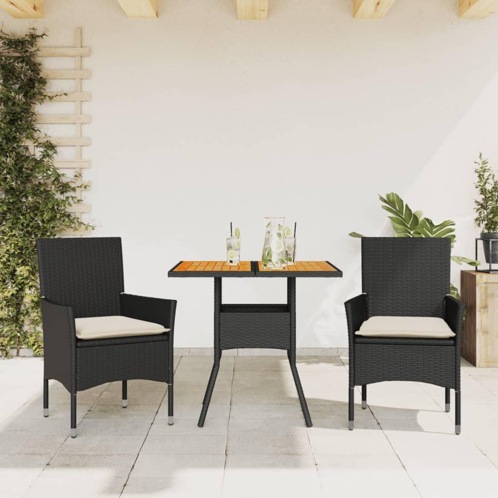 VidaXL Garten essgruppe poly-rattan