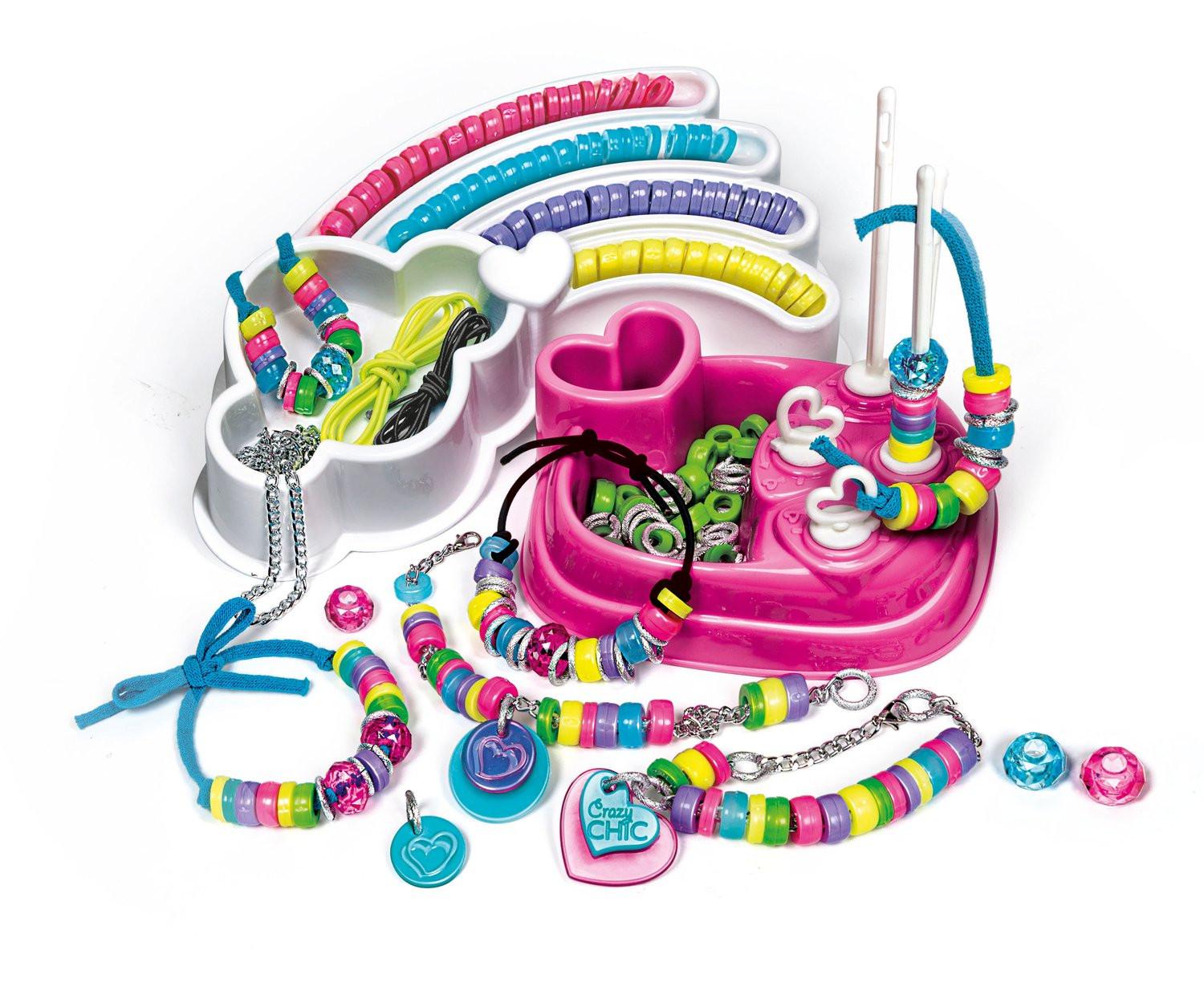 Clementoni Crazy Chic Regenbogen-Armbänder-Dyi-Set