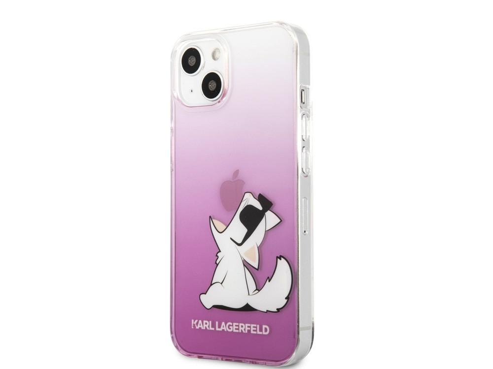 KARL LAGERFELD Hülle Apple iPhone 14 Plus Choupette Eat