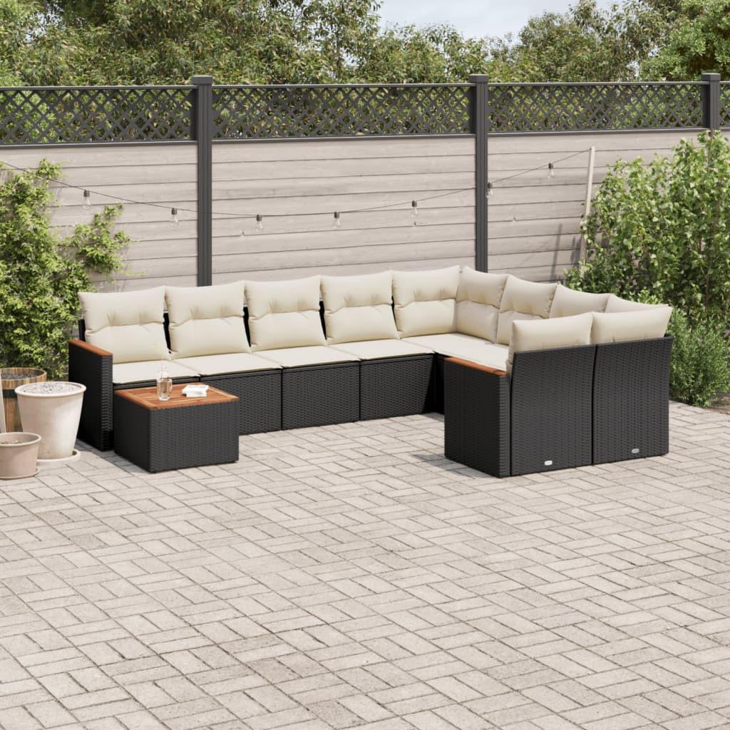 VidaXL Garten sofagarnitur poly-rattan