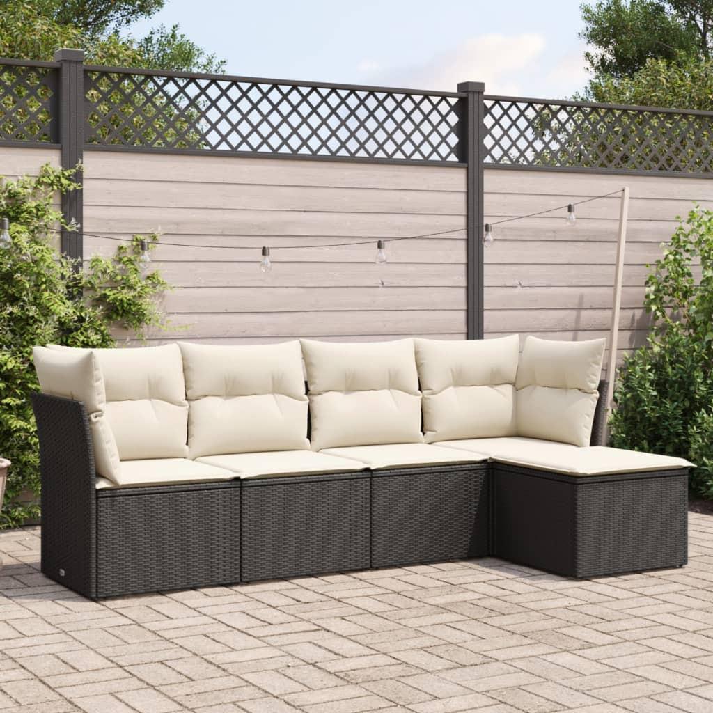VidaXL Garten sofagarnitur poly-rattan