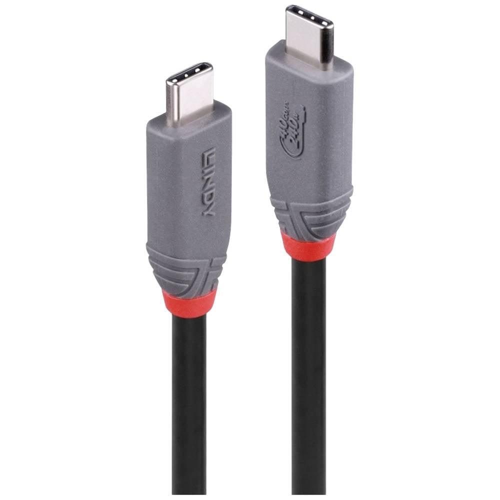 LINDY 2m USB 4 240W Typ C Kabel, Anthra Line
