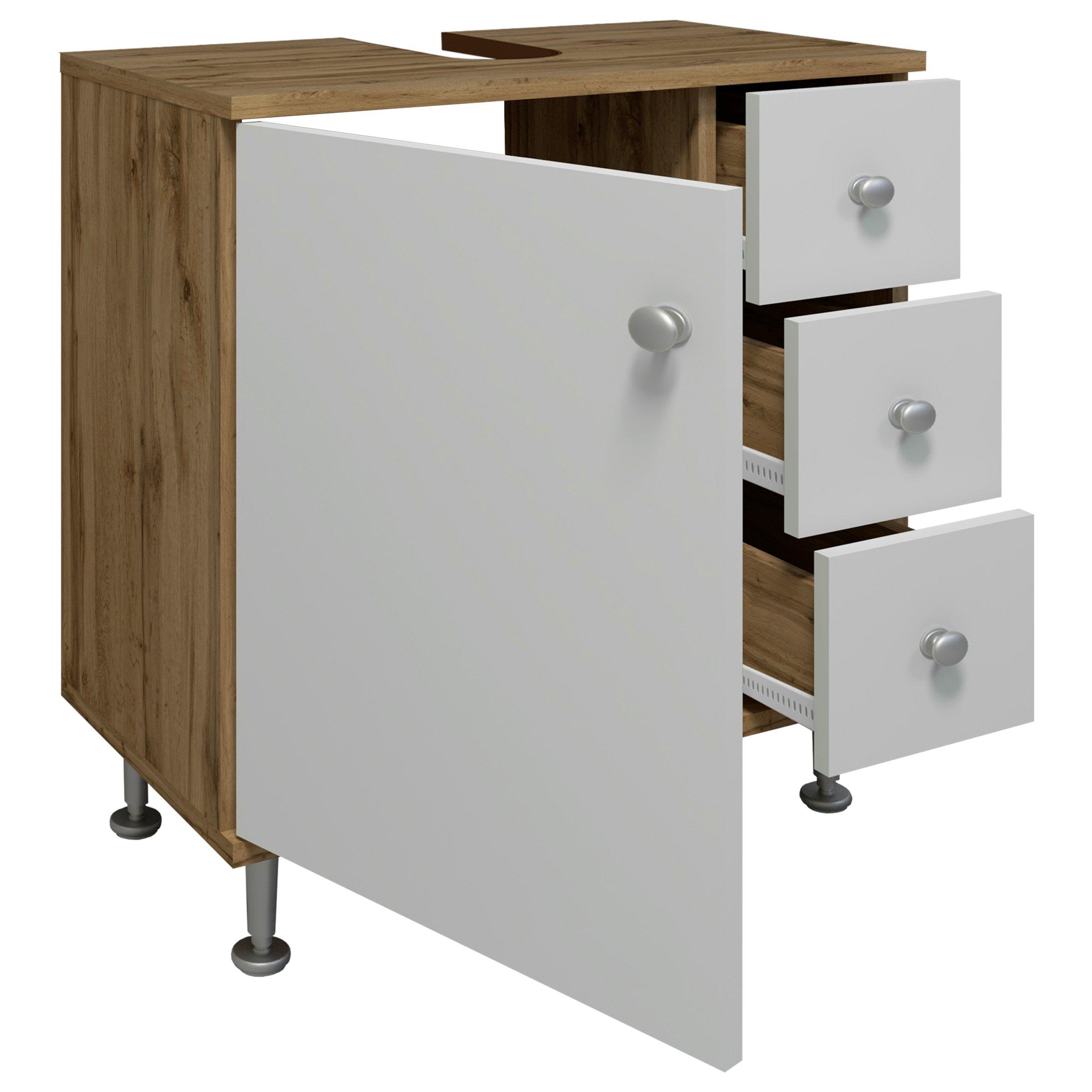 VCM Holz Badunterschrank Nilosi M