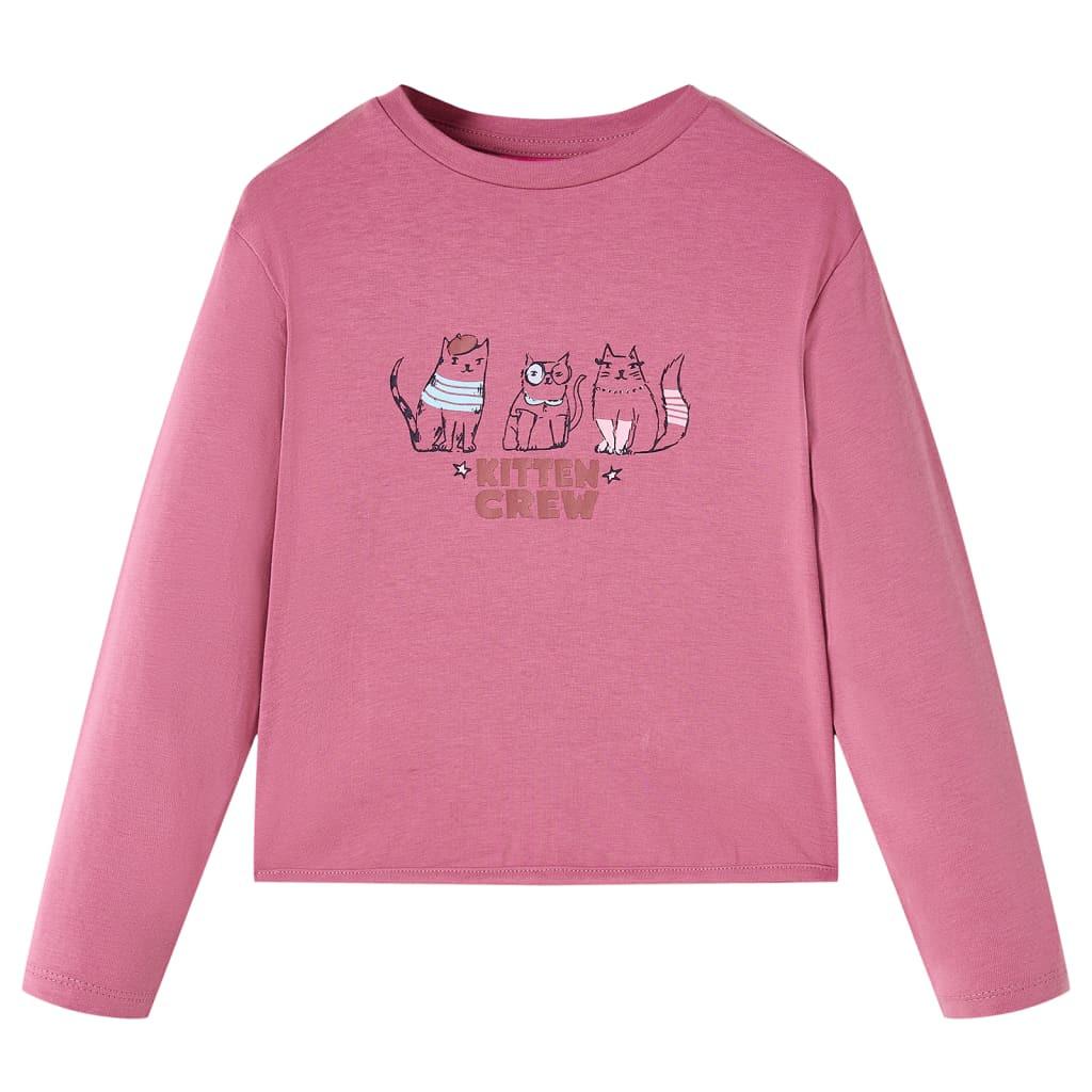 VidaXL Kinder langarmshirt baumwolle