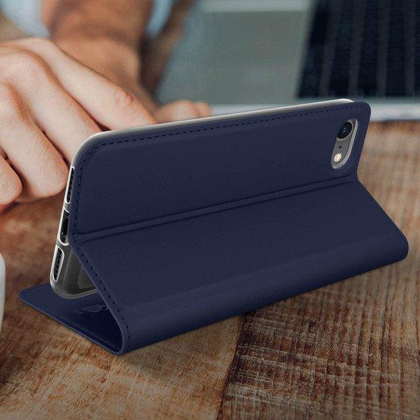 DuxDucis Klapphülle iPhone 7/8/SE 2020 Dunkelblau