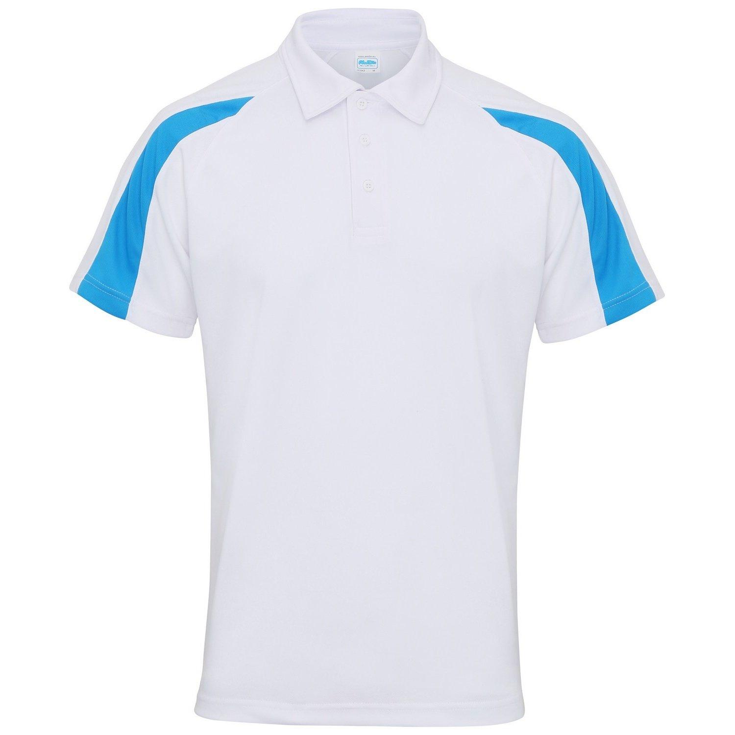 AWDis Kurzarm Polo Shirt mit Kontrast Panel