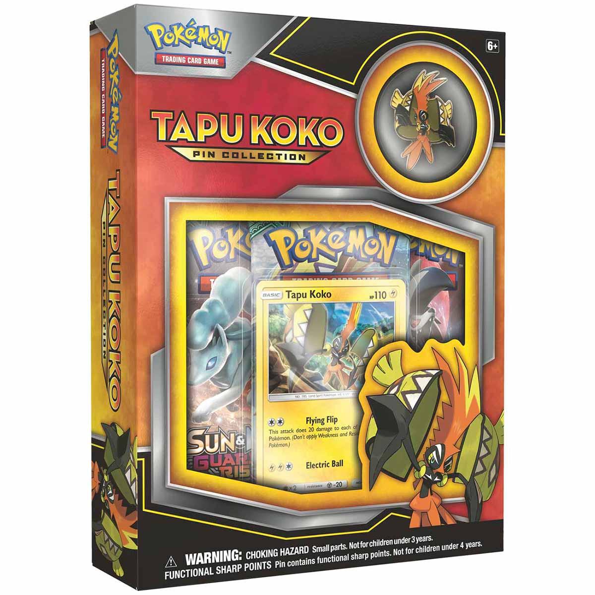 Pokémon Tapu Koko Pin Collection