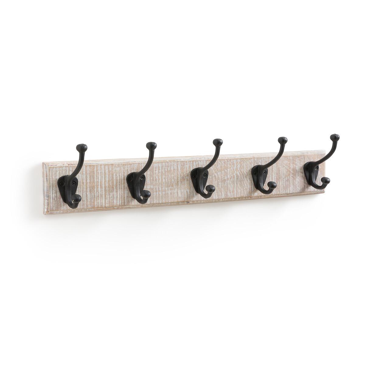 SO'HOME Wandgarderobe Logas mit 5 Doppelhaken