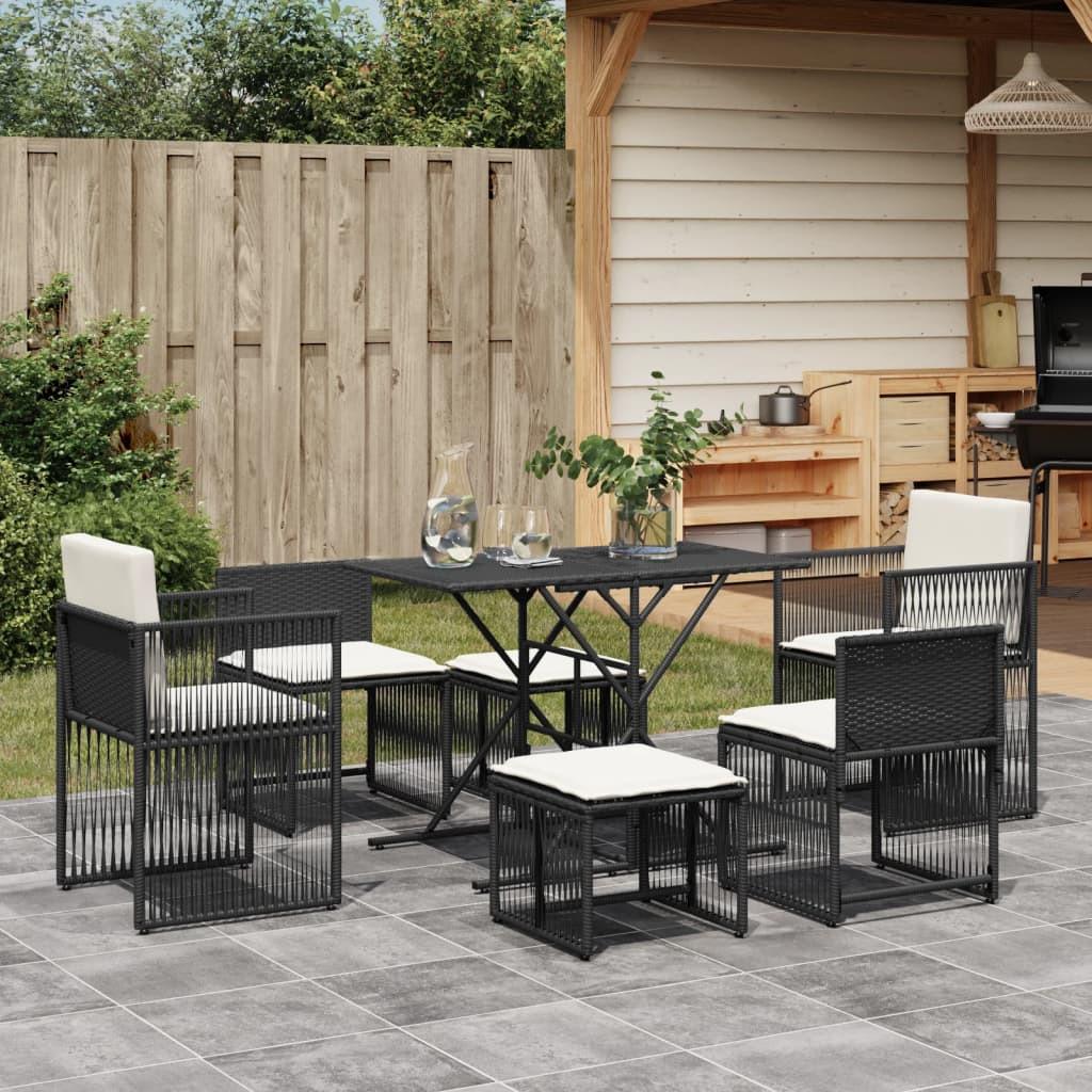 VidaXL Garten essgruppe poly-rattan