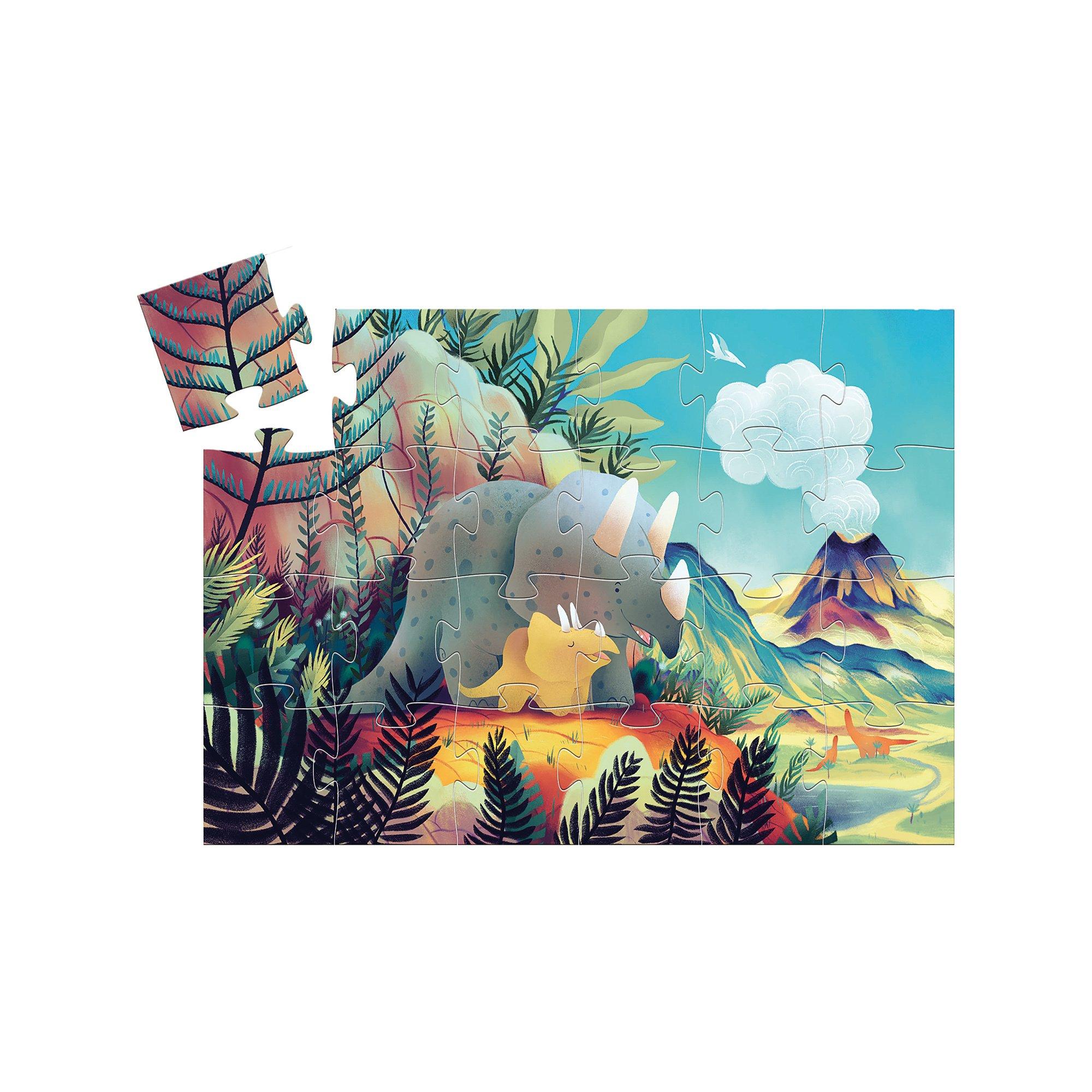 Djeco Puzzle Theo der Dino, 24 Teile