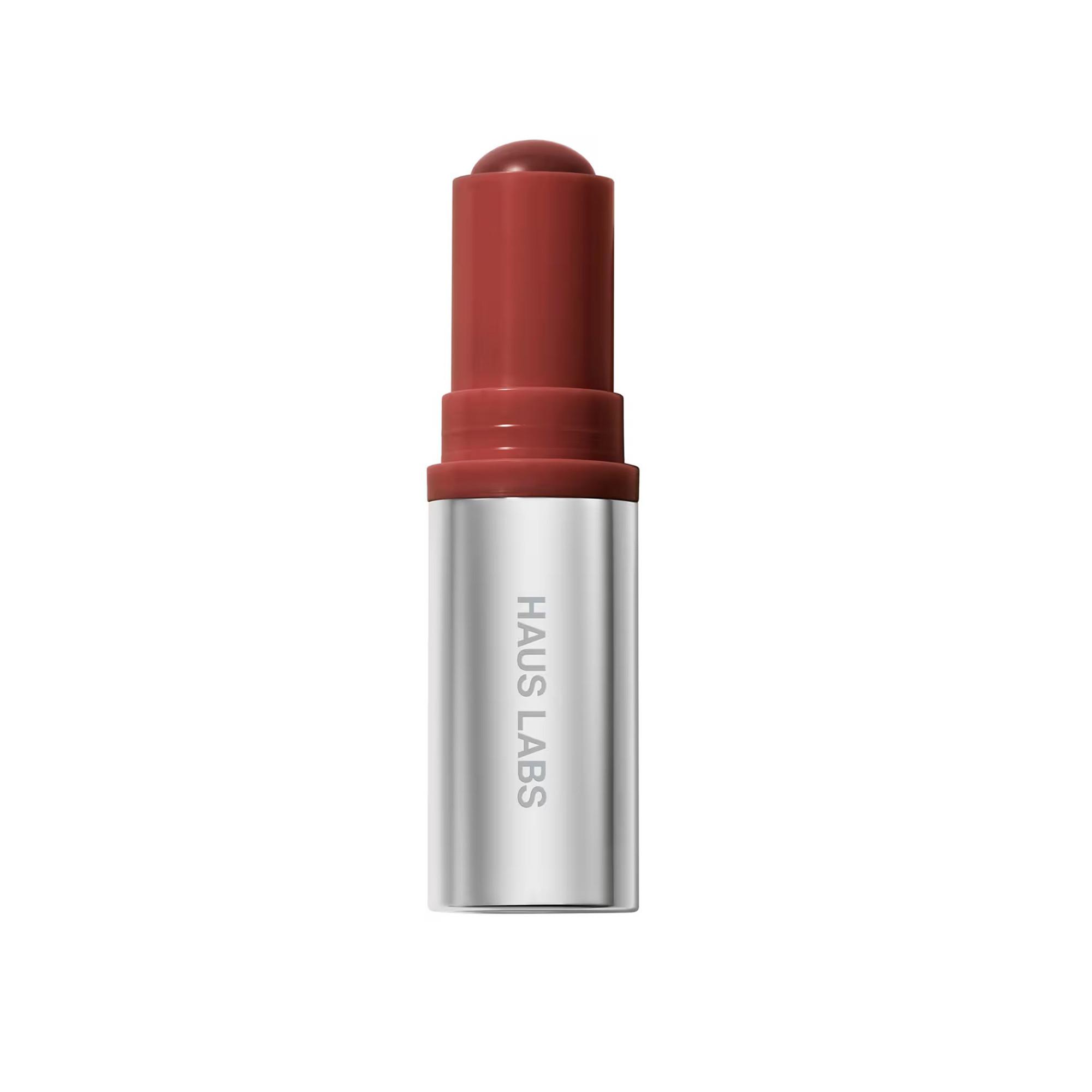 Haus Labs Color Fuse Longwear Glassy Lip + Cheek Balm Blush Stick - Cremiges Rouge