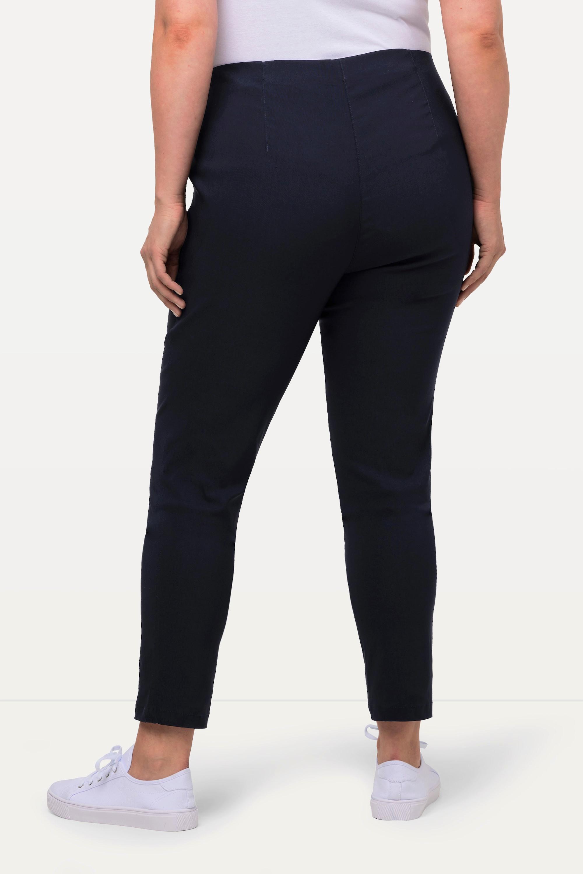 Ulla Popken Bengalinhose Sienna Schmales Bein Gummibund Stretch