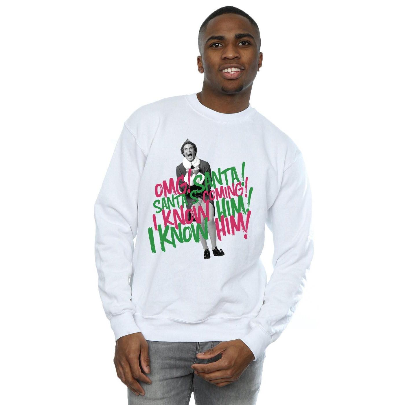 Elf Santa's Coming Sweatshirt