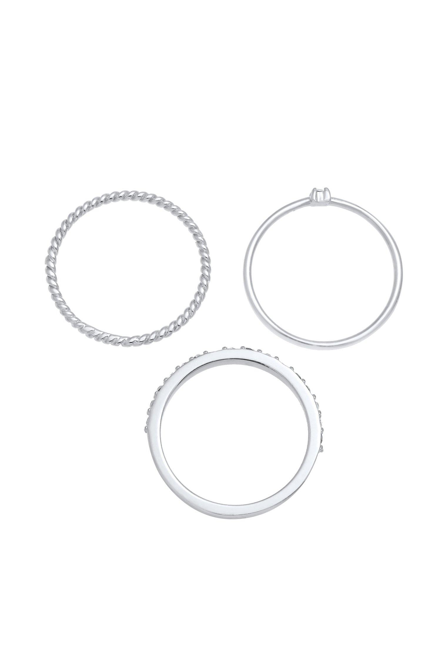 Elli Ring 3Er Set Kristalle