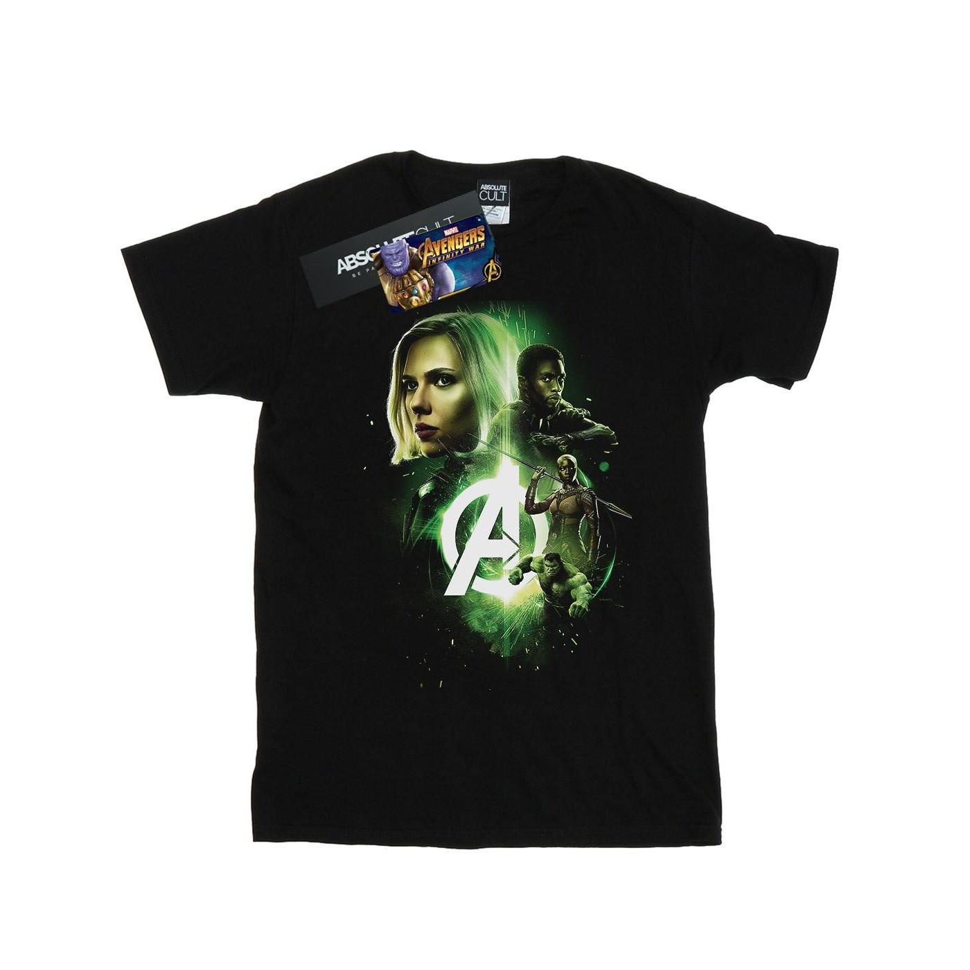 MARVEL Avengers Infinity War Widow Team Up TShirt