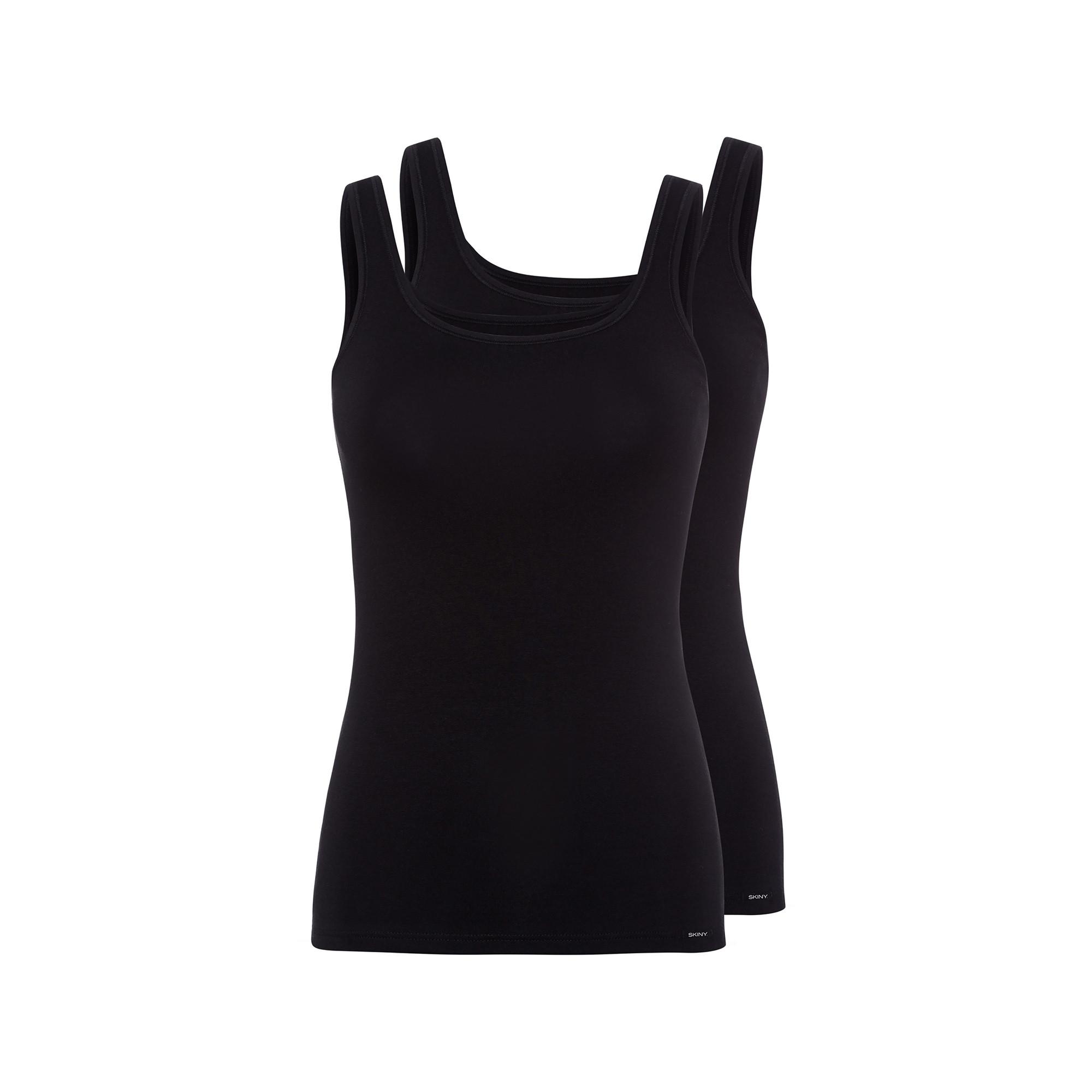 Skiny Cotton Advantage\n Duopack, Unterhemden, ohne Arm