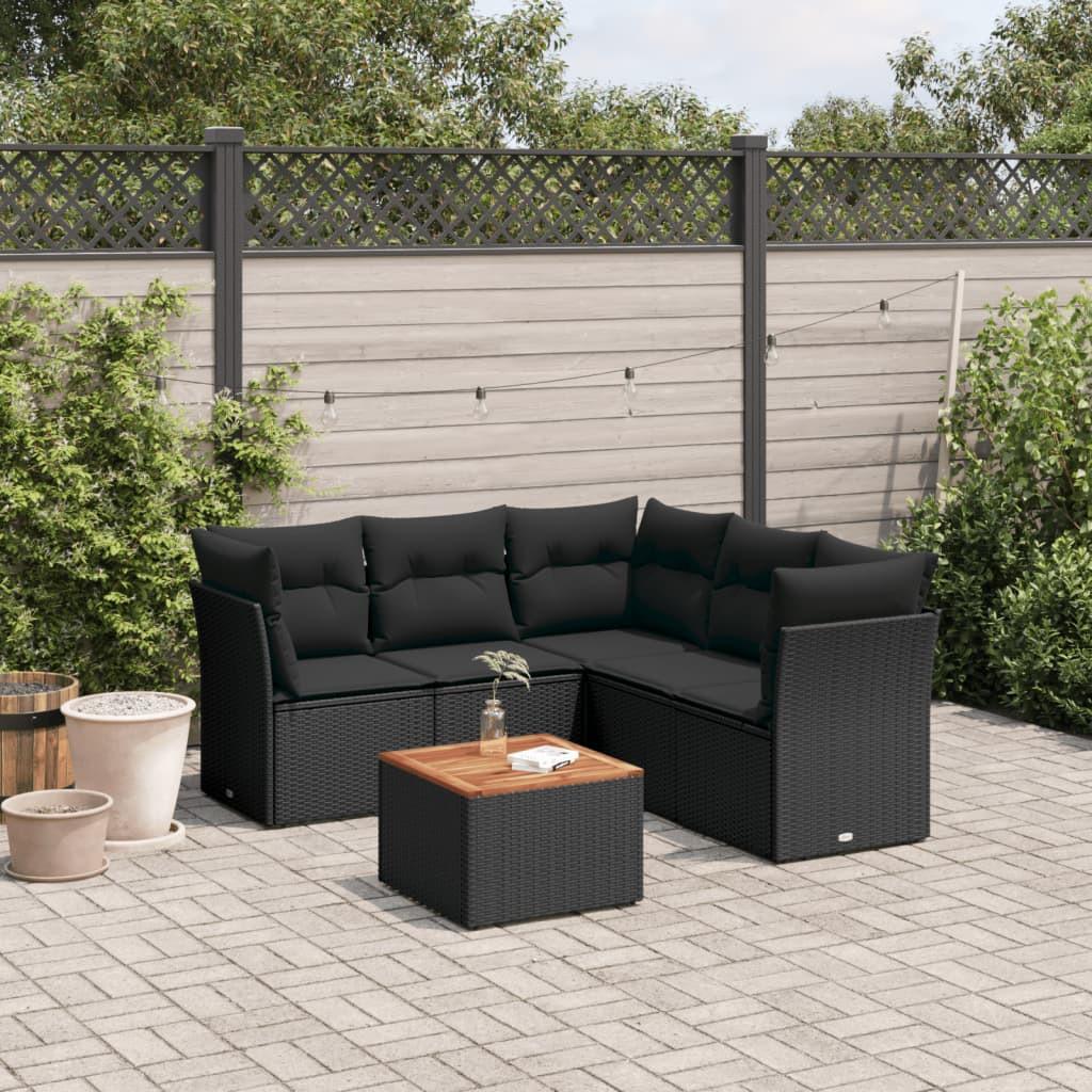 VidaXL Garten sofagarnitur poly-rattan