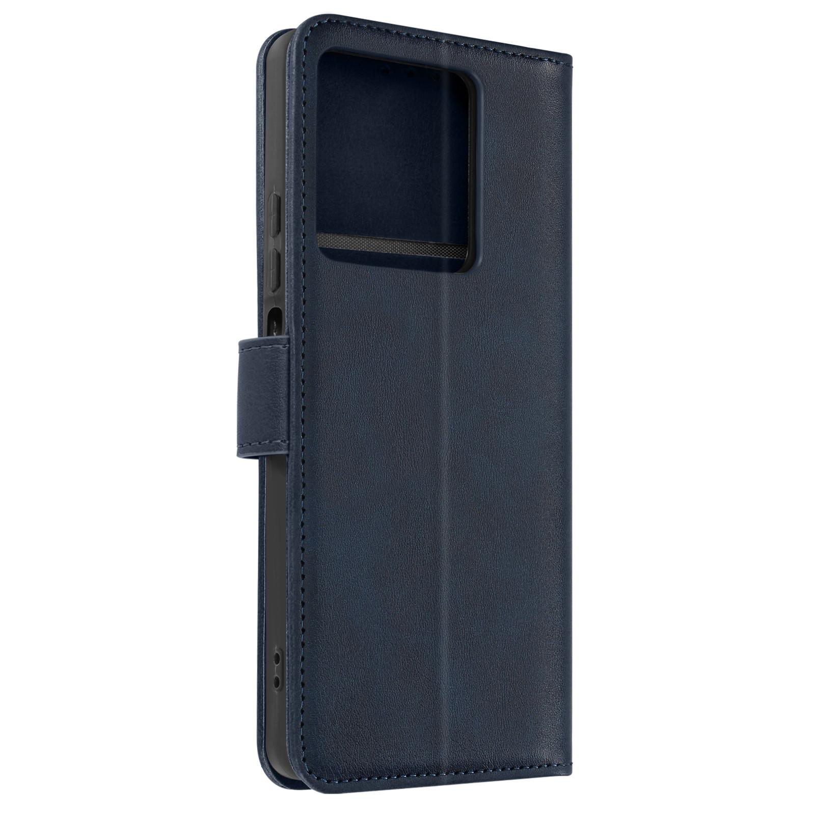 Avizar Vintage Etui Redmi Note 13 5G Blau
