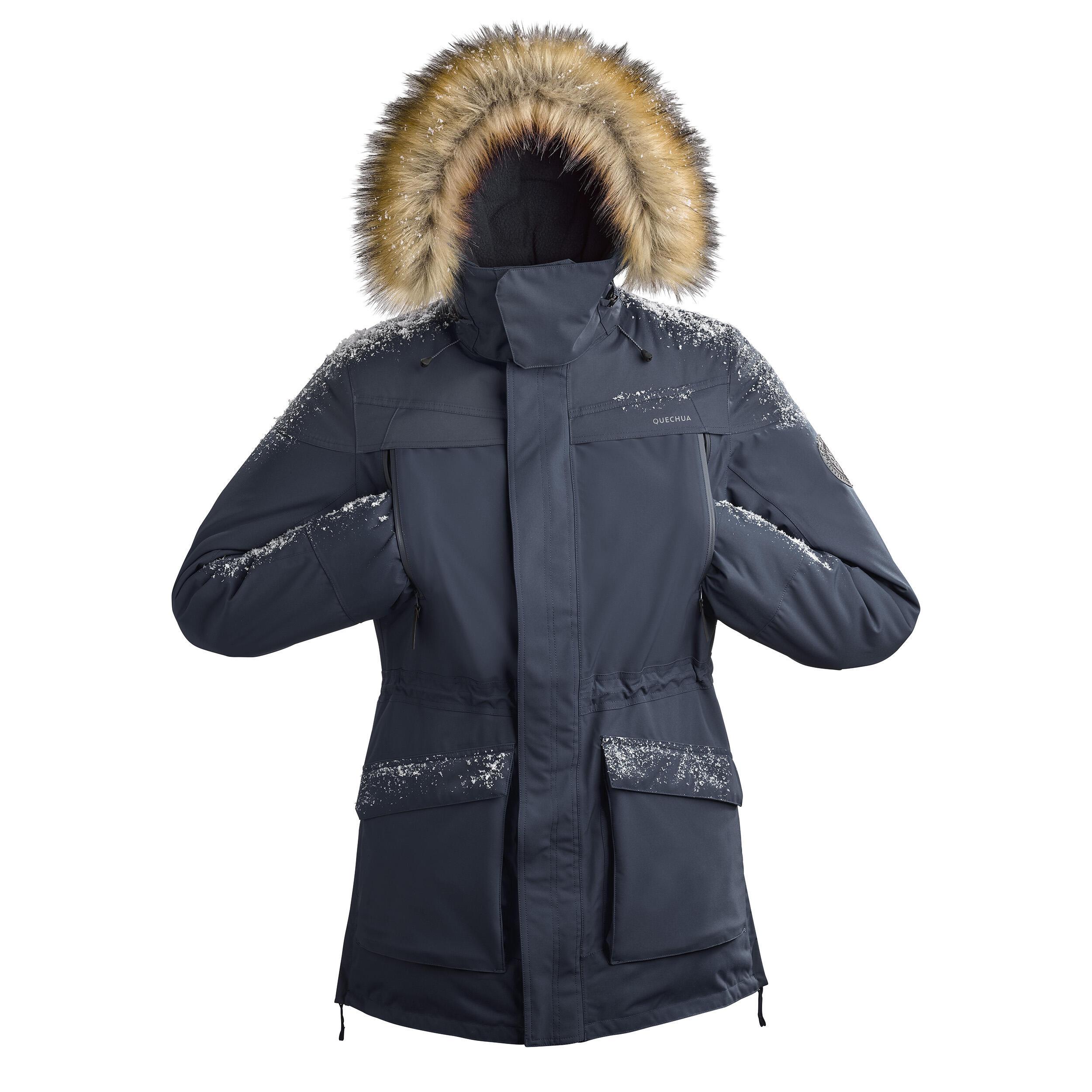 QUECHUA Winterjacke Parka warm bis -20°C wasserdicht - SH900