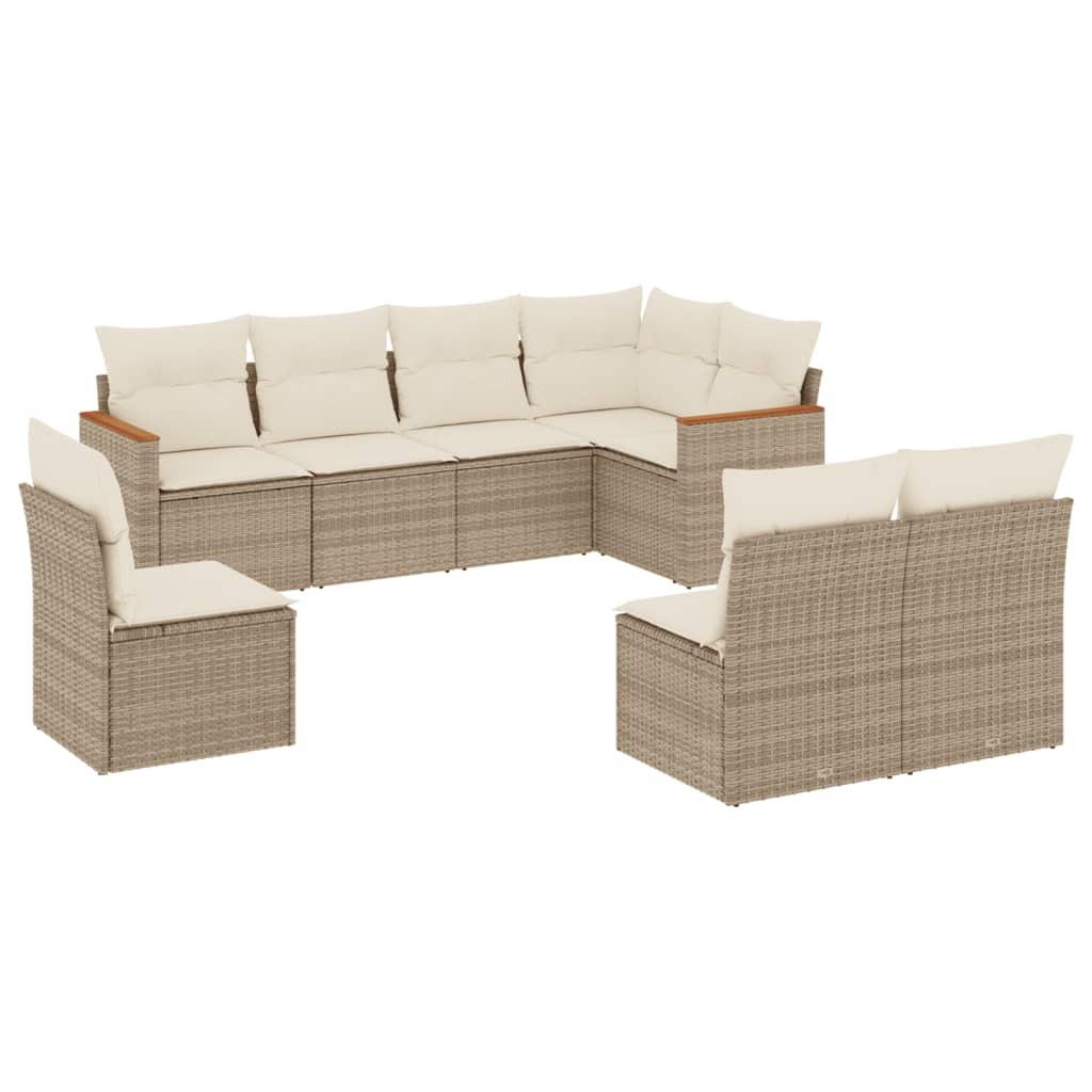 VidaXL Garten sofagarnitur poly-rattan