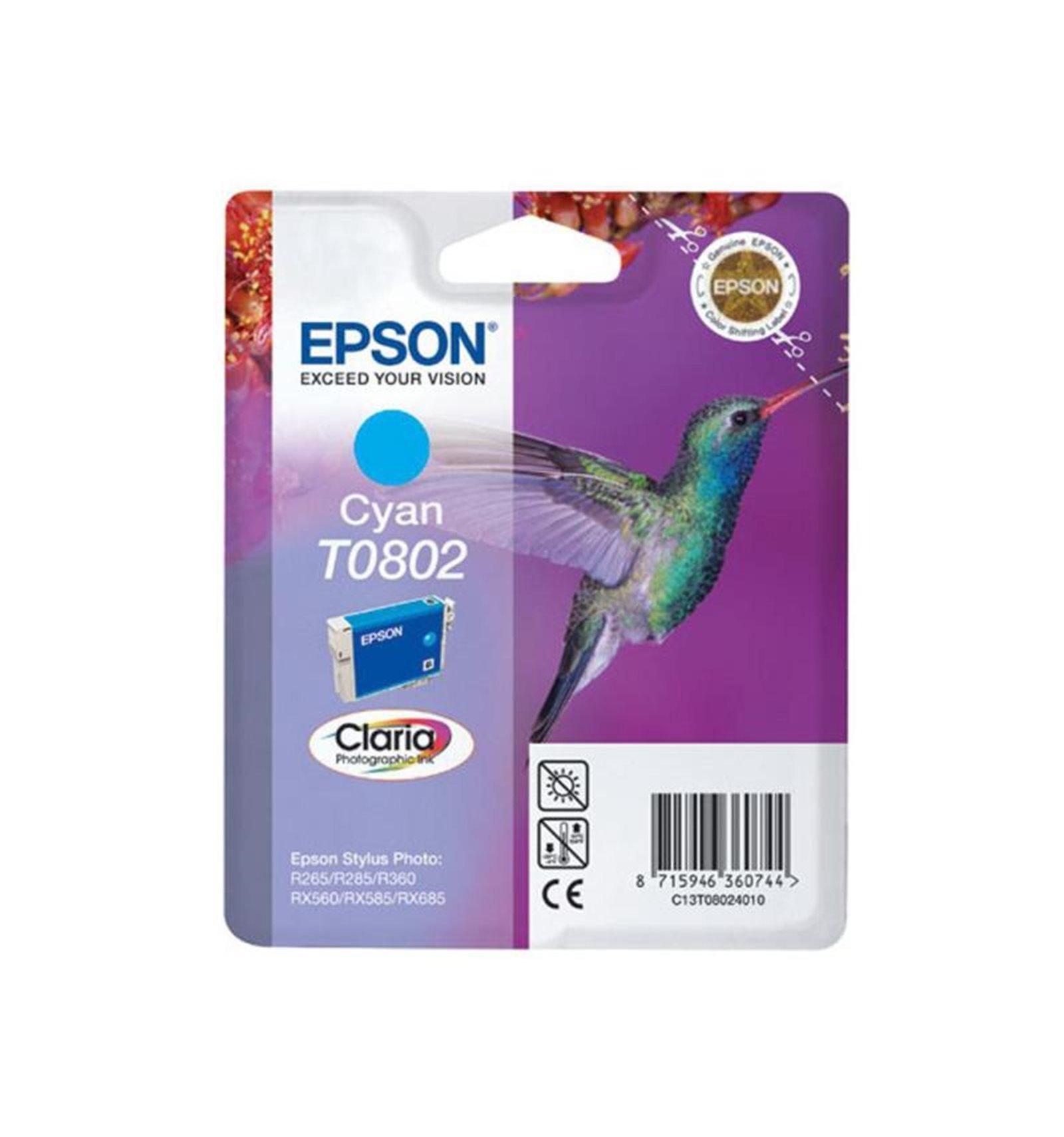 EPSON T0802 Claria Photographic (C, Tinte)