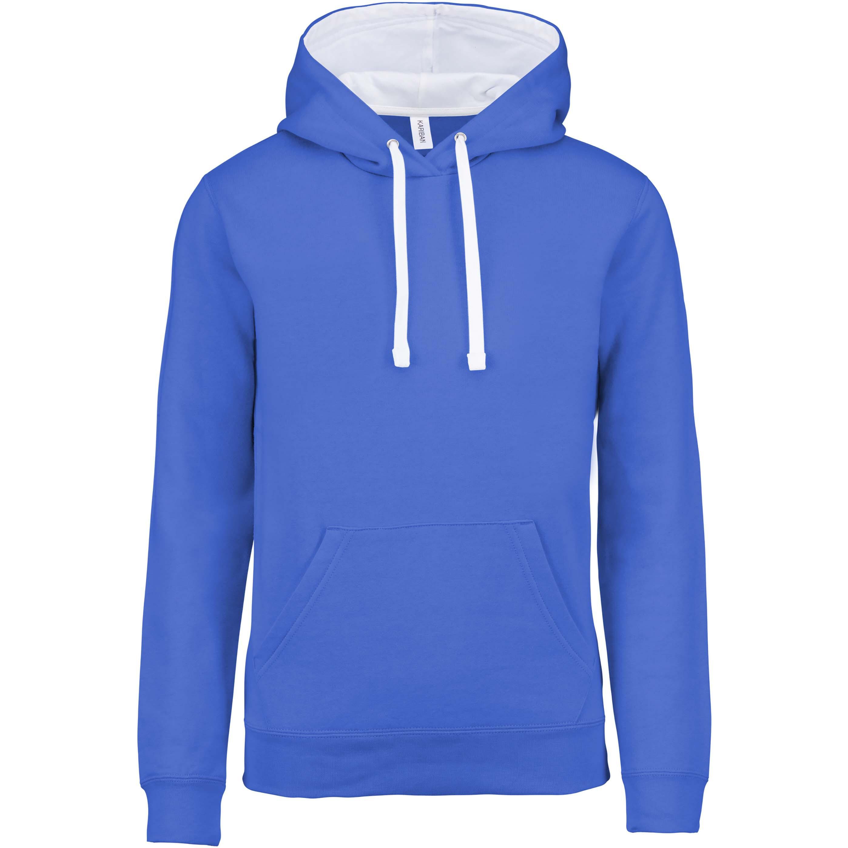 Kariban hoodie contrastée