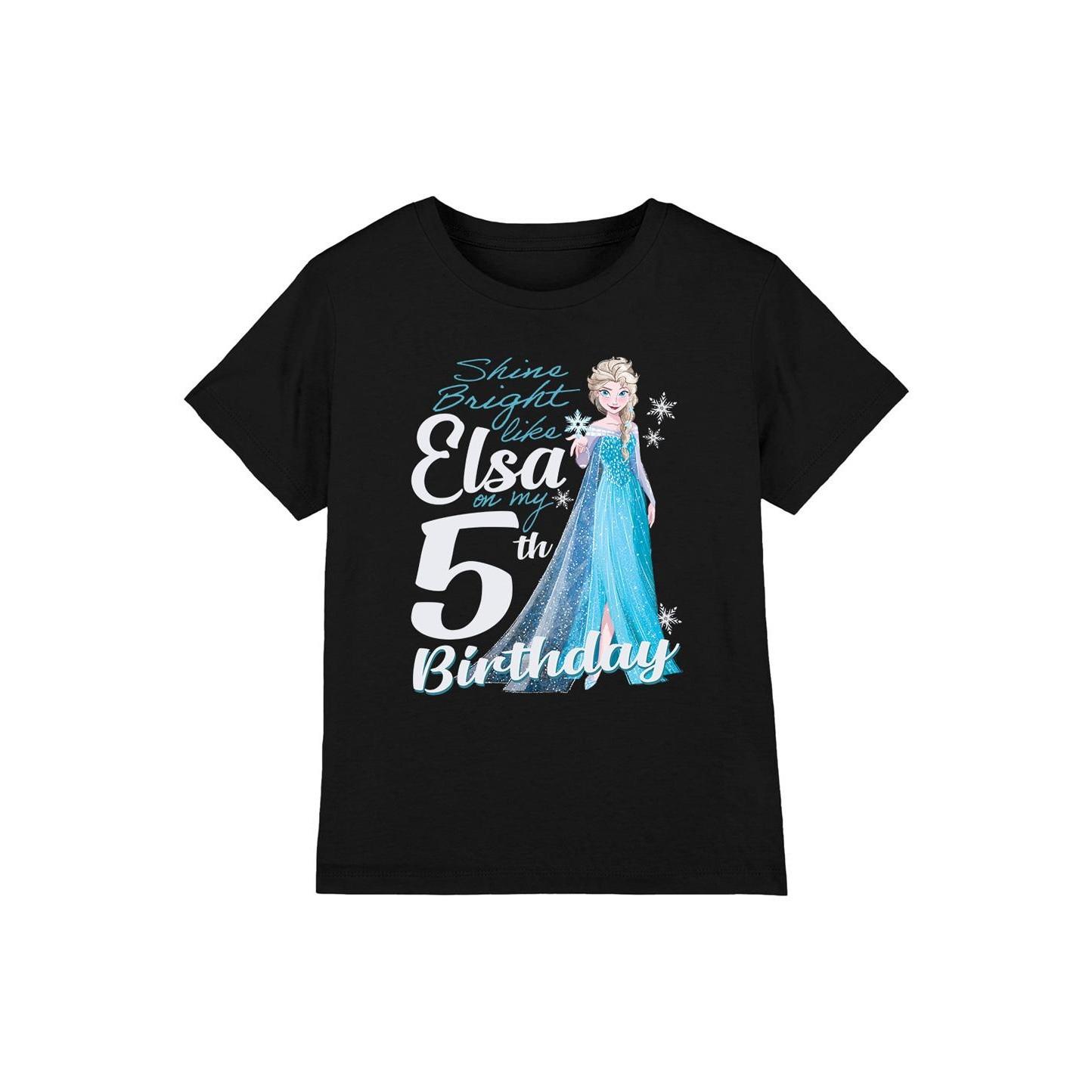 FROZEN Bright Like Elsa TShirt  5. Geburtstag