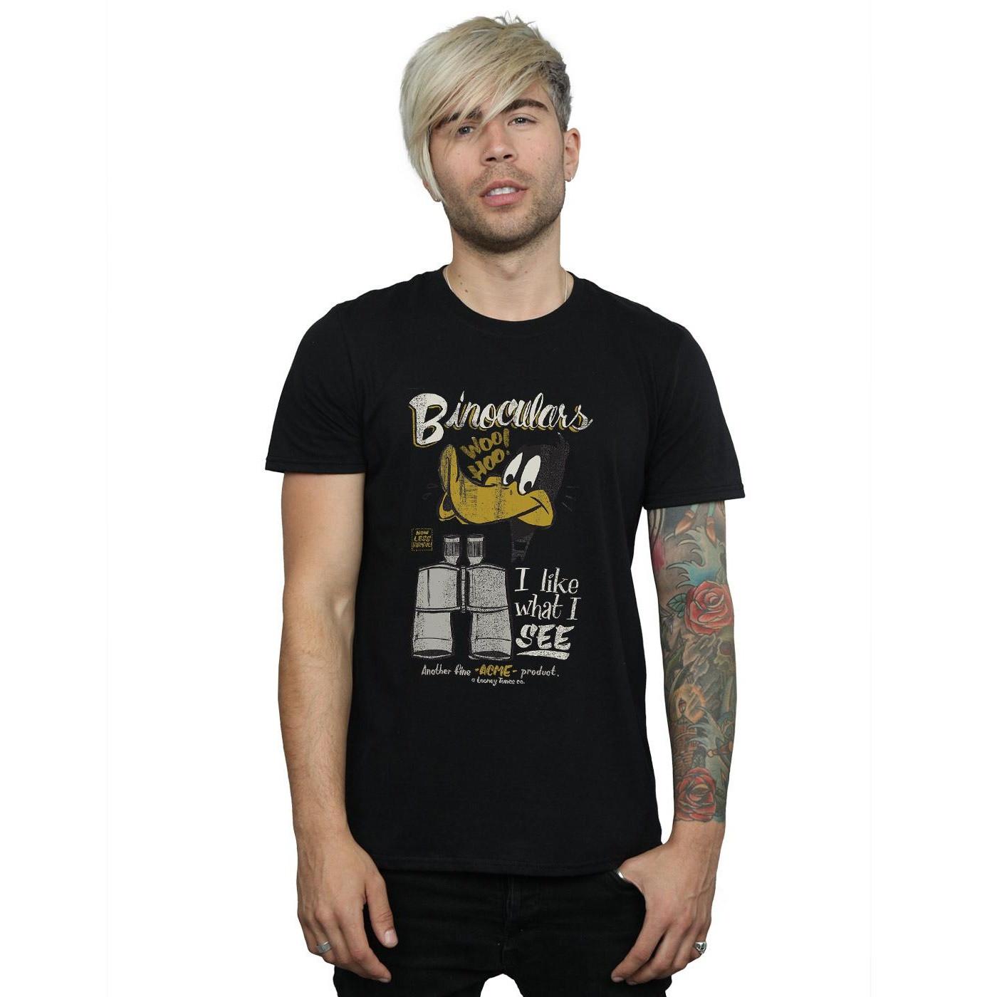 LOONEY TUNES Daffy Duck Fernglas Print T-Shirt