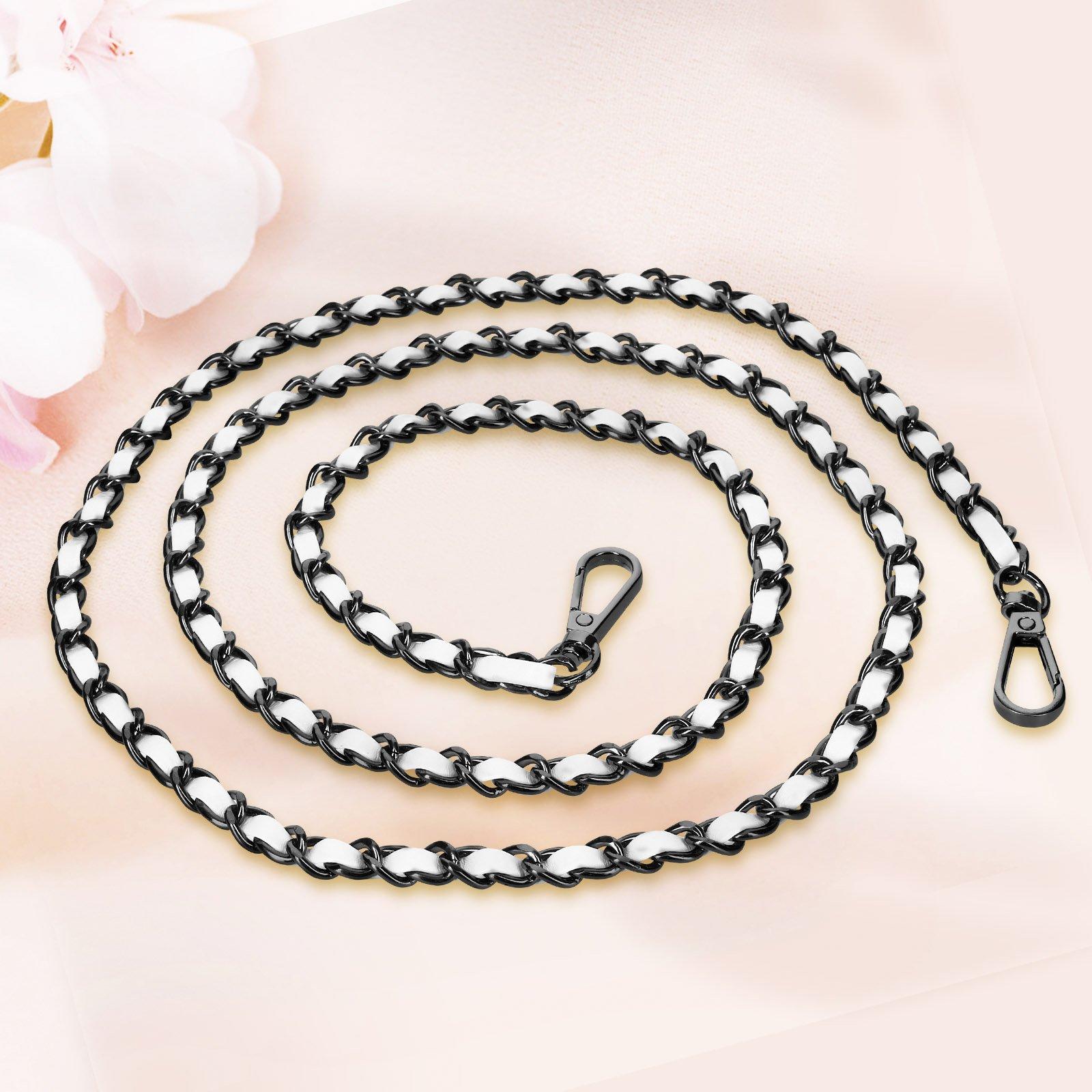 Avizar Handyschmuck, geflochtene Kette Weiß