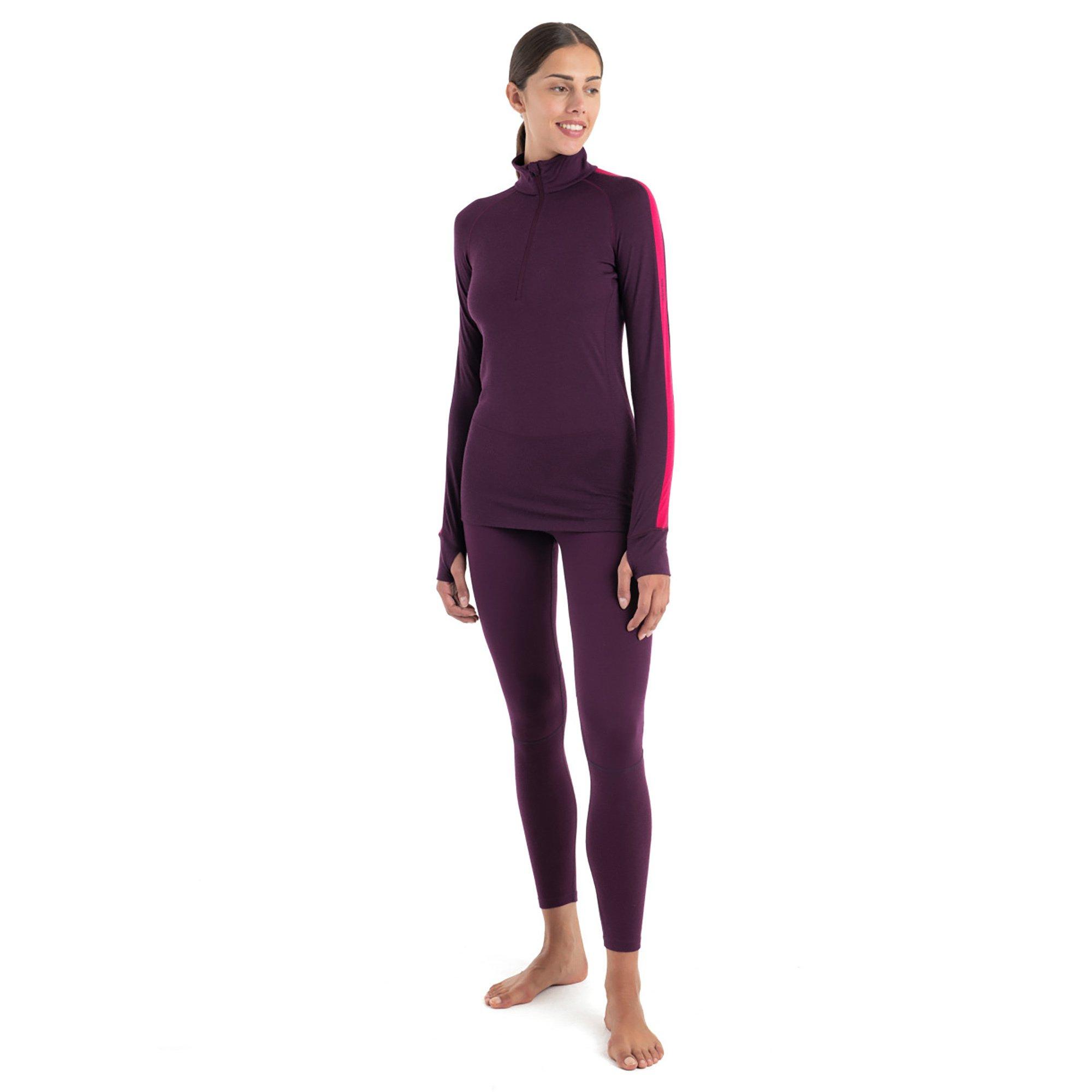 Icebreaker Mer ZoneKnit 200 LS Half Zip Thermoshirt, Half-Zip, langarm