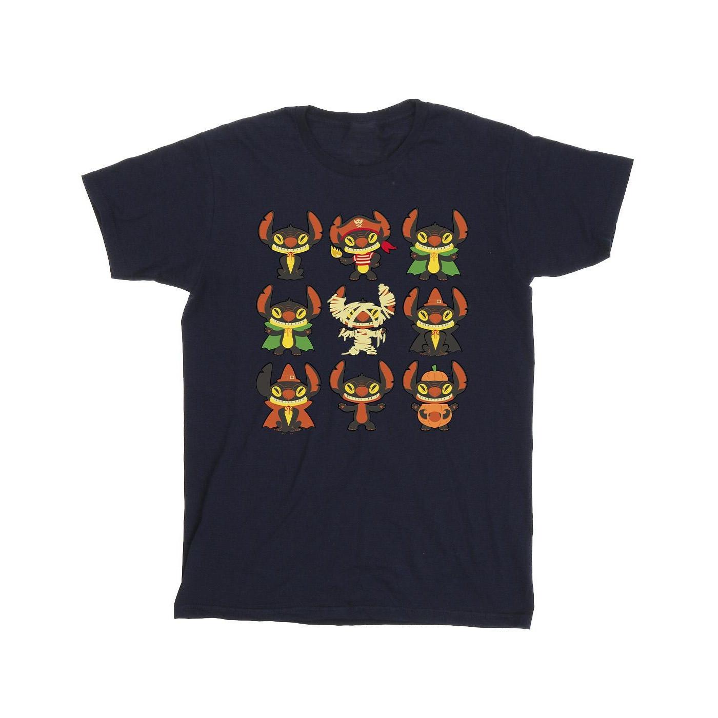Disney Stitch Halloween Charakter Print T-Shirt