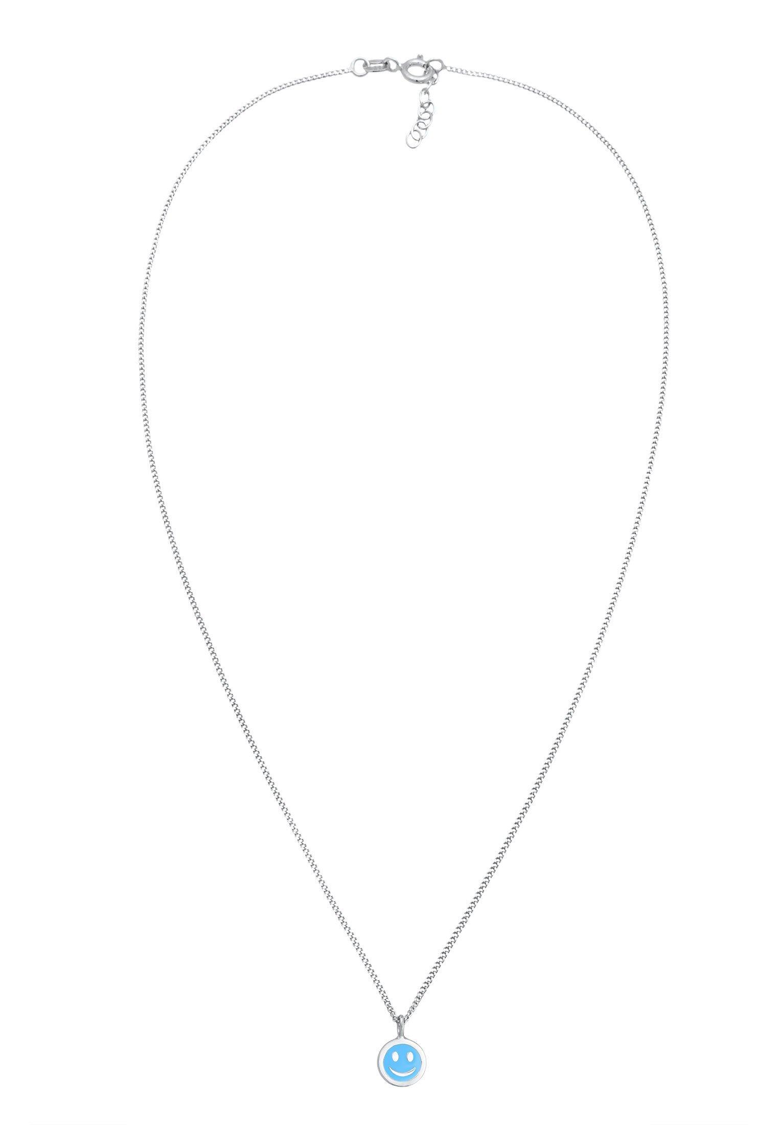 Elli Halskette Mit Smile-Motif Emaille