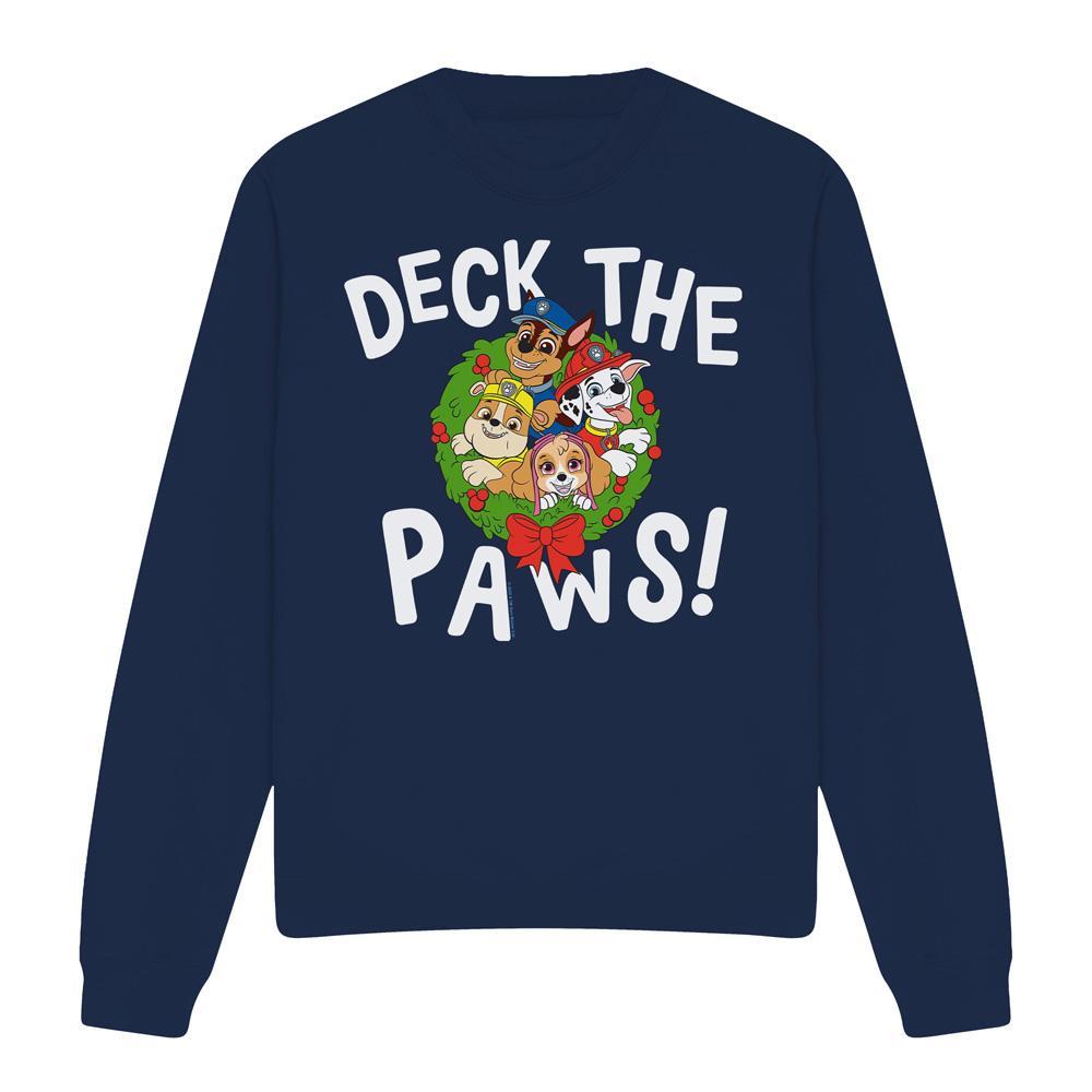 PAW PATROL Deck The Paws Sweatshirt  weihnachtliches Design