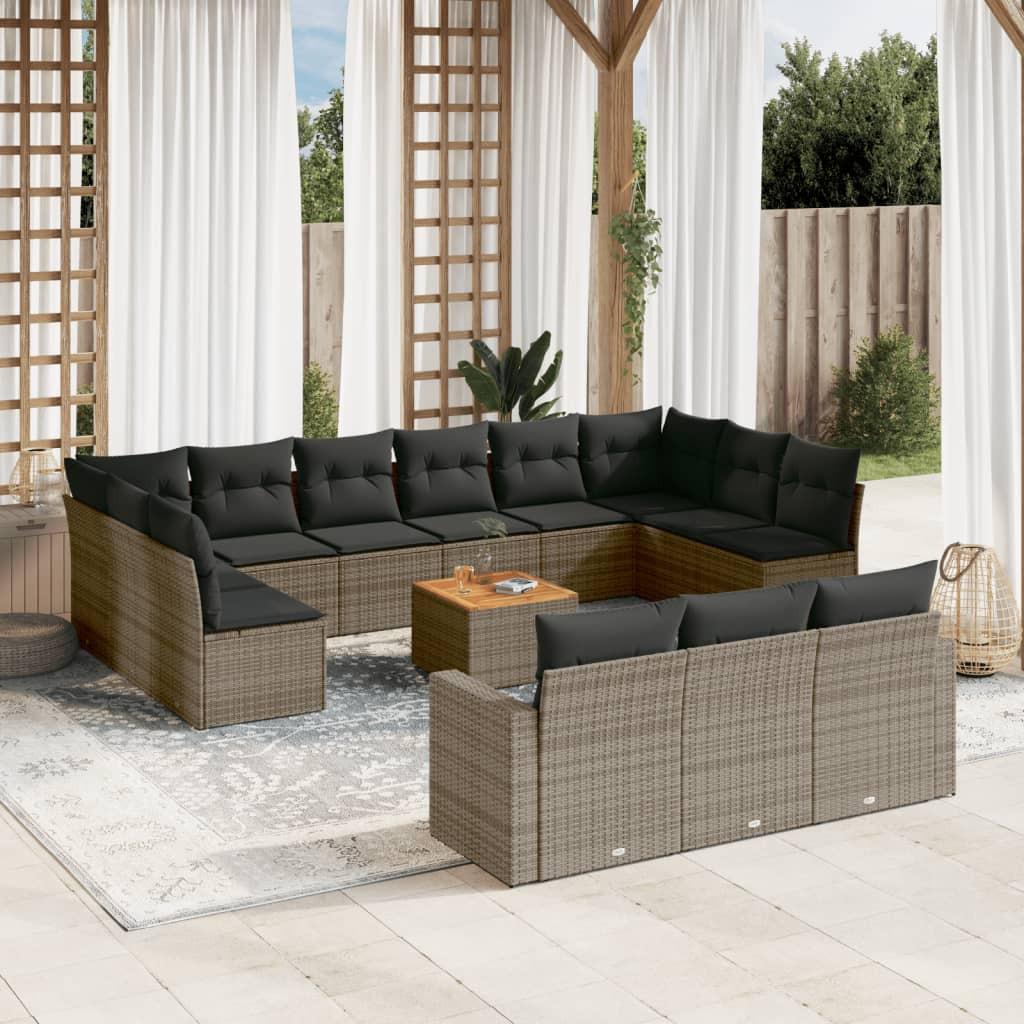 VidaXL Garten sofagarnitur poly-rattan