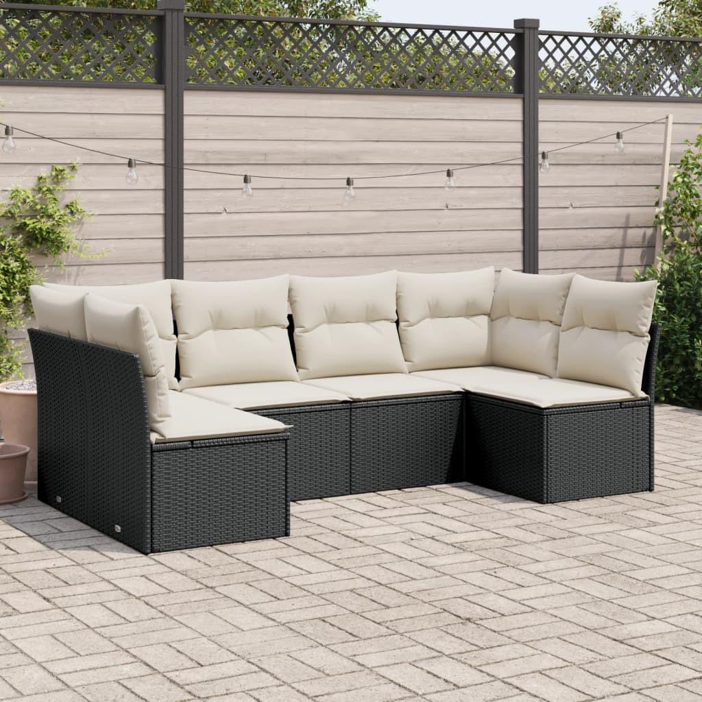VidaXL Garten sofagarnitur poly-rattan