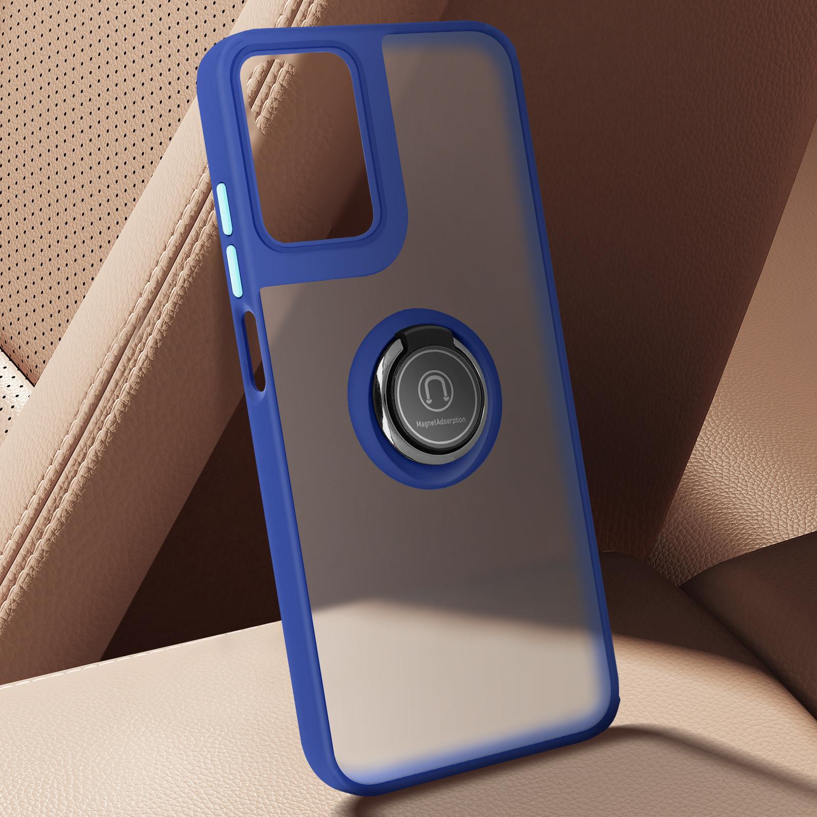 Avizar Ring-Hülle Motorola Moto G24 Dunkelblau