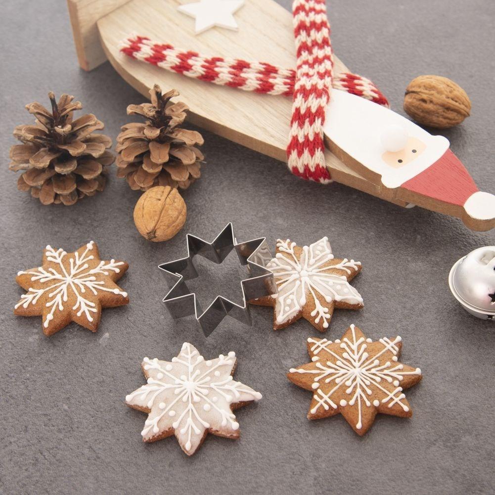 Northio Sternförmige Keksform aus Edelstahl für perfekte Lebkuchen