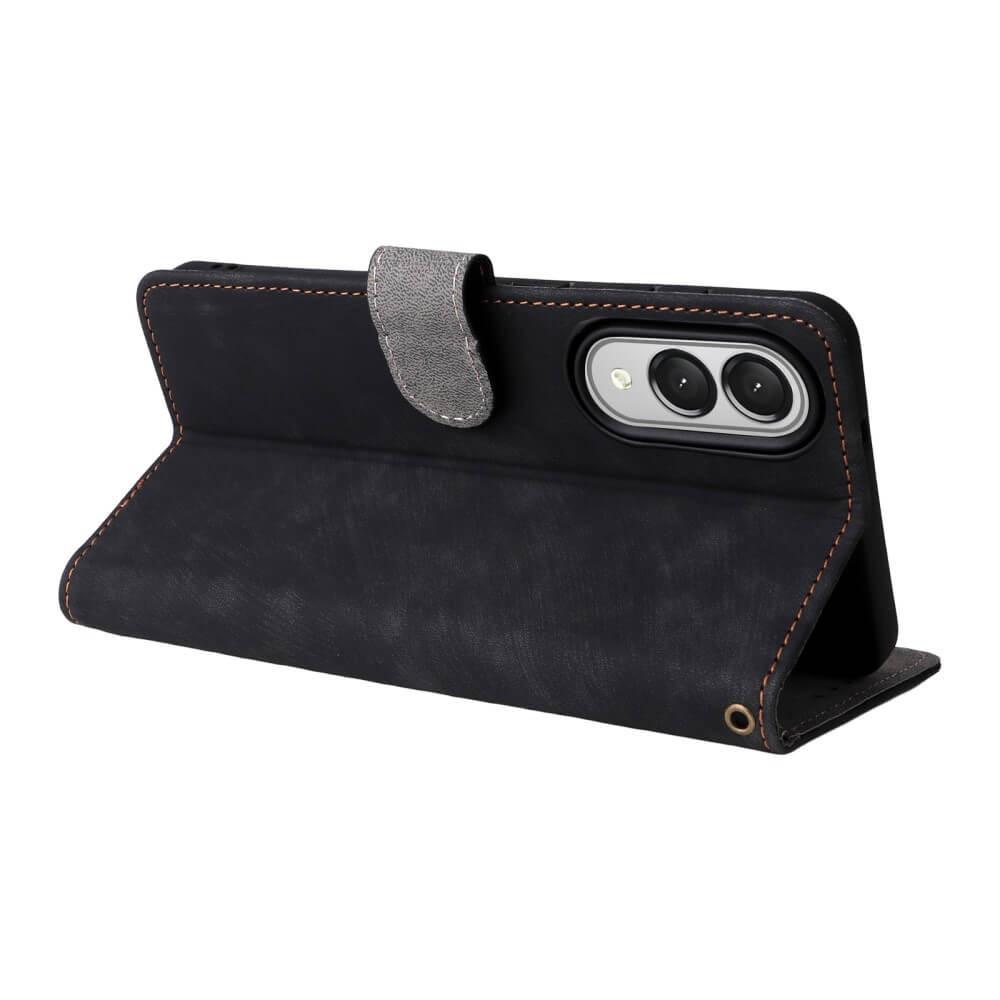 Cover-Discount Galaxy S25 Edge - Ledertasche mit RFID Blocker