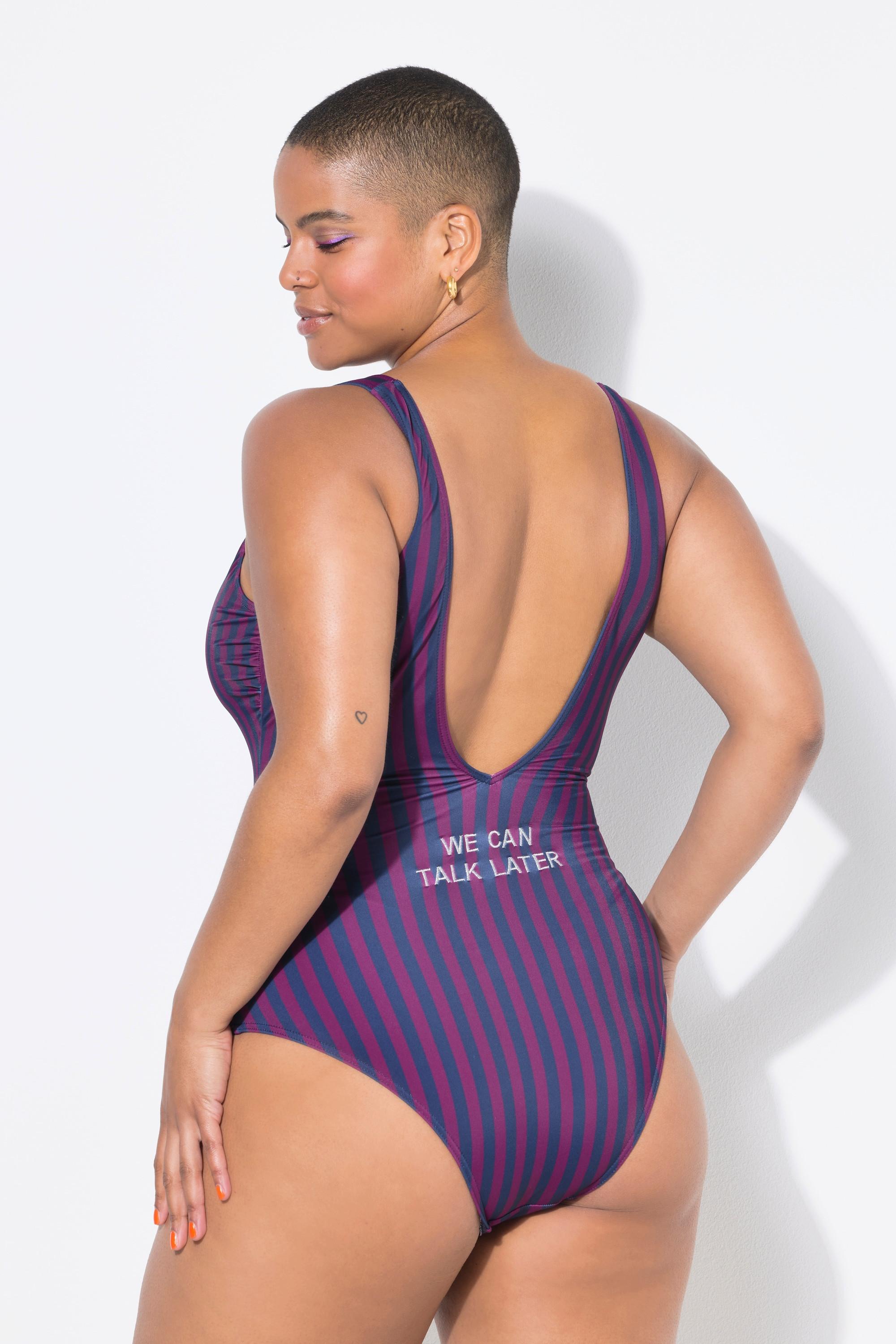 Studio Untold Badeanzug, Softcups, Streifen, Shaping