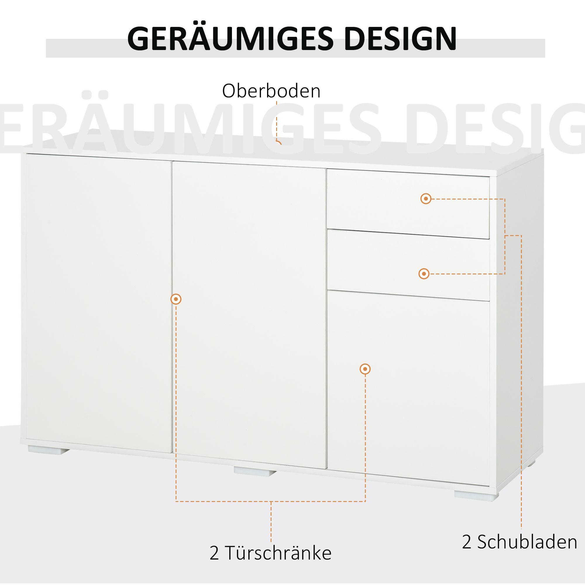 HOMCOM Aufbewahrungsschrank