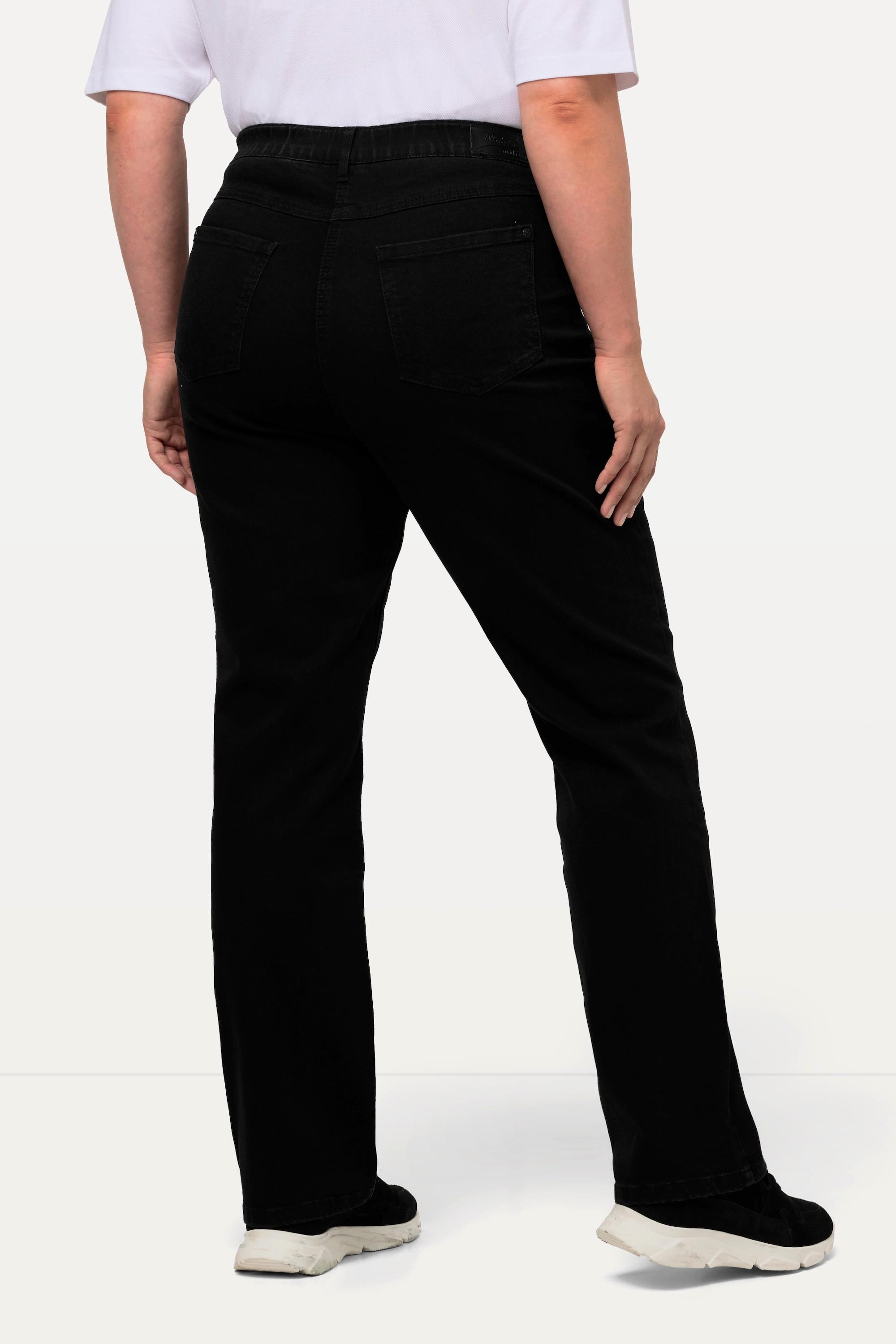 Ulla Popken Mandy Straight Leg 5-Pocket Komfortbund Jeans